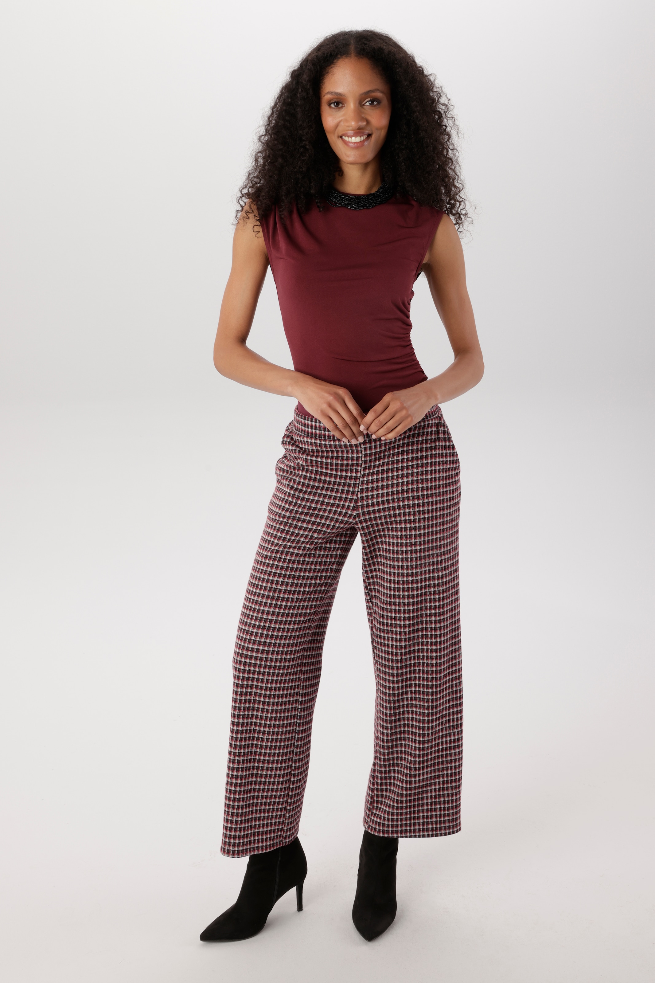 Aniston SELECTED Schlupfhose  Klassisches Karomuster - NEUE KOLLEKTION