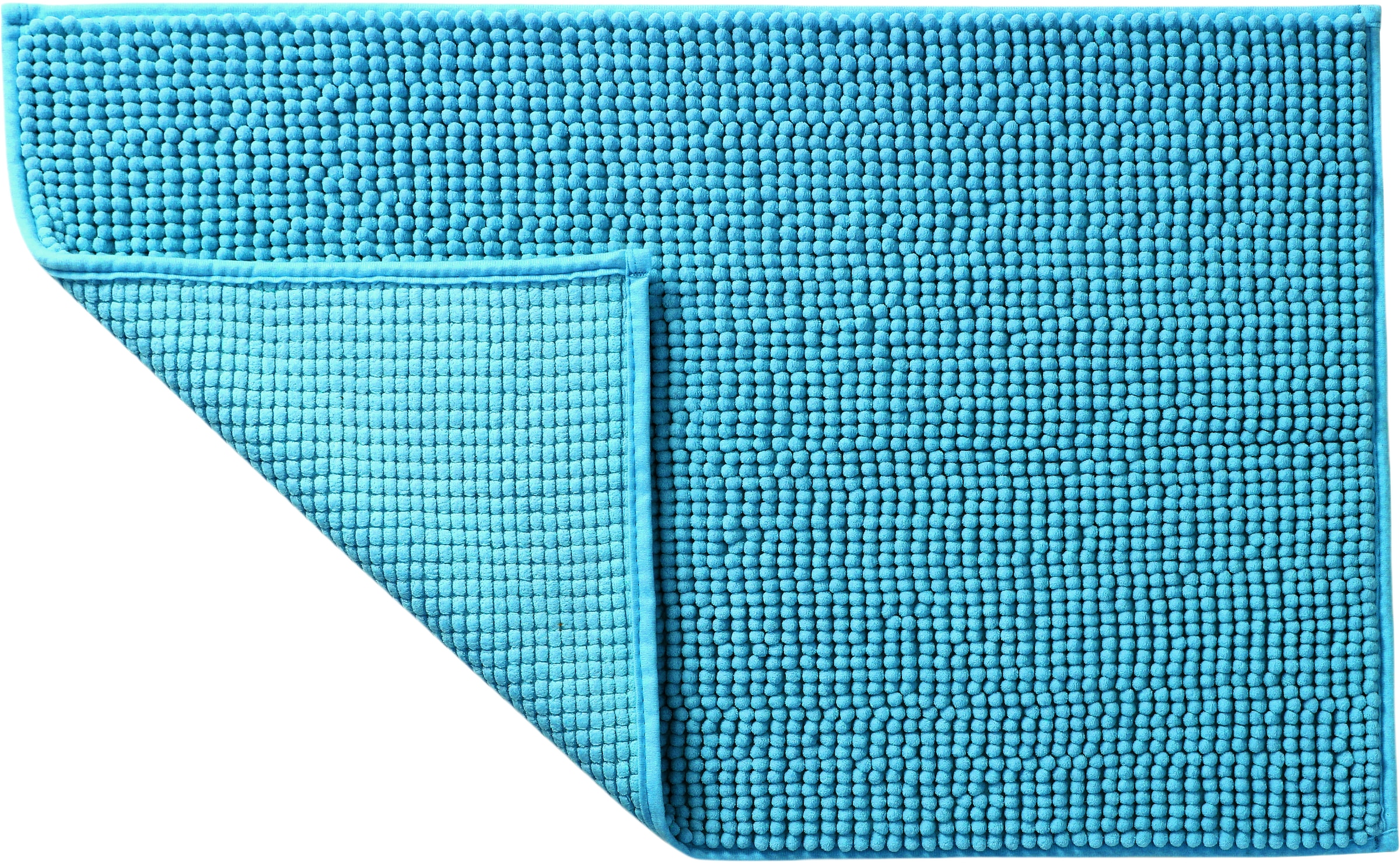 my home Badematte »Vanessa Chenille, Badvorleger, Badezimmer Teppich, Duschvorleger« Höhe 15 mm fußbodenheizungsgeeignet | schnell trocknend | strapazierfähig Uni Farben, besonders weich