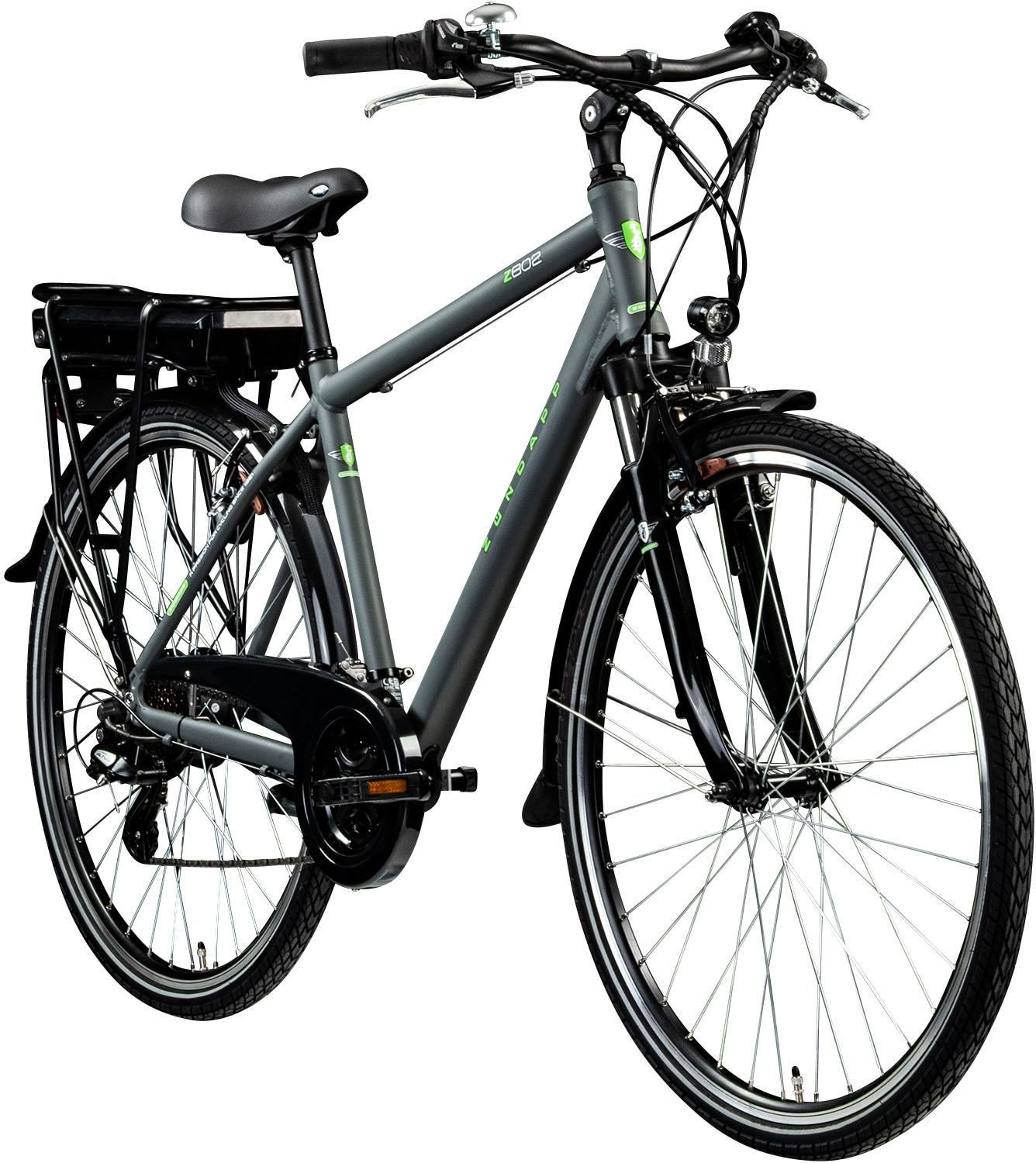 Zündapp E-Bike »Z802 Herren«, 21 Gang, Shimano, Altus RD-M310, Heckmotor 250 W, Pedelec, Elektrofahrrad für Herren