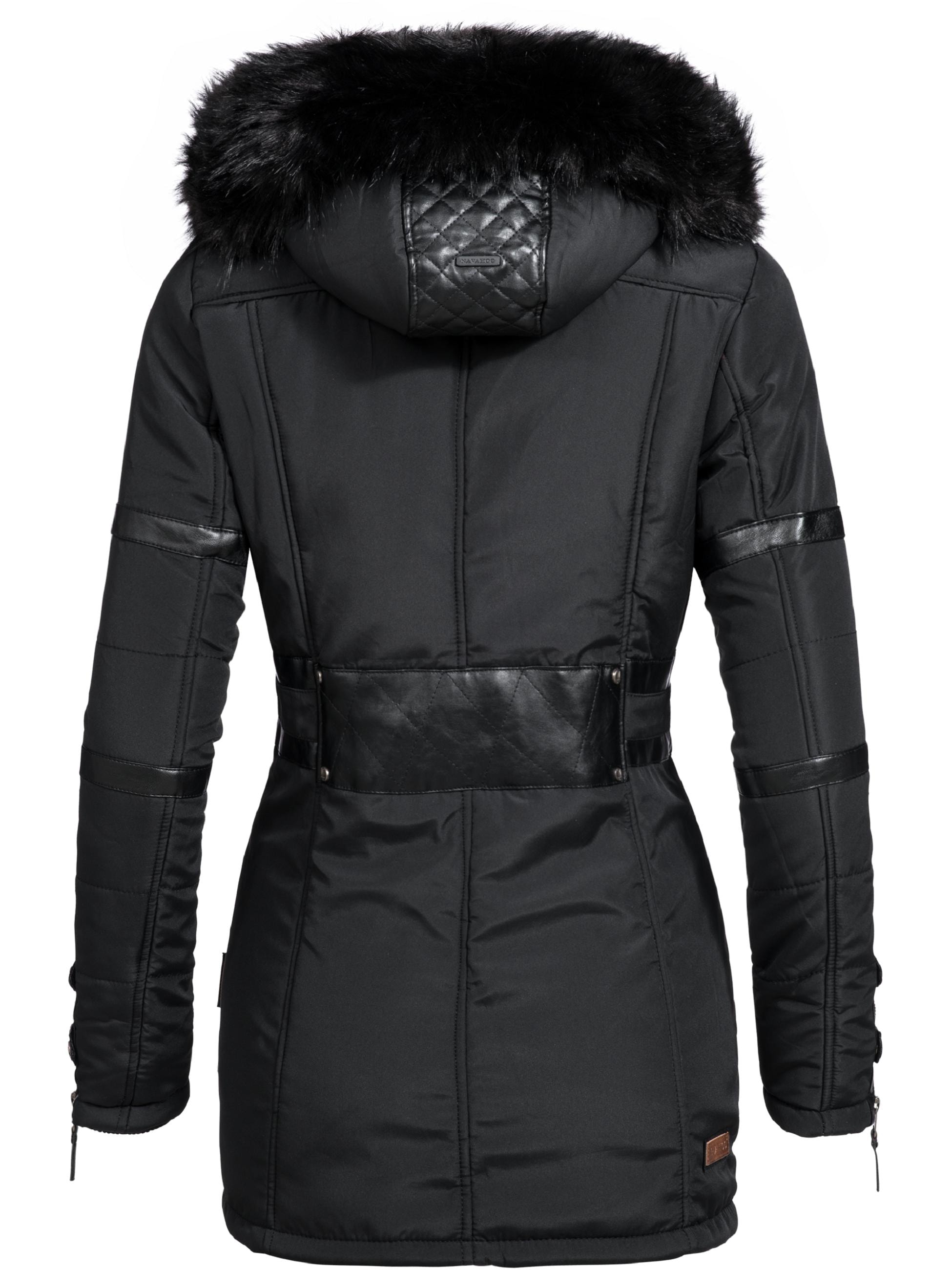 Navahoo Winterjacke »Wintermantel Moon«, mit Kapuze, stylischer Damen Winter Jacke mit Kapuze