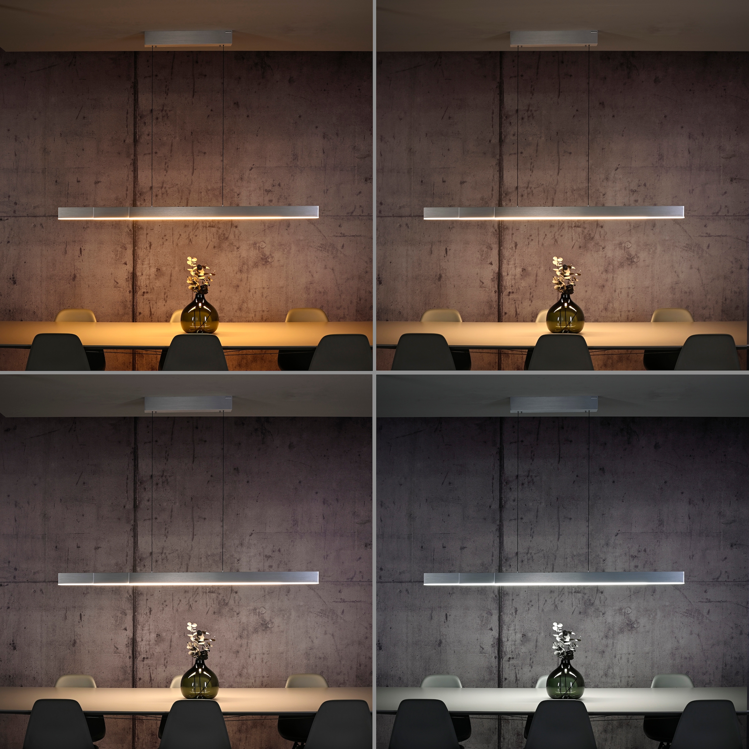 Neuhaus PURE LED Pendelleuchte »PURE Moto-Rise« LED-Board 1 Stk. warmweiß - kaltweiß e-LIFT® Funktion, e-SLIDE® Funktion, Fernbedienung