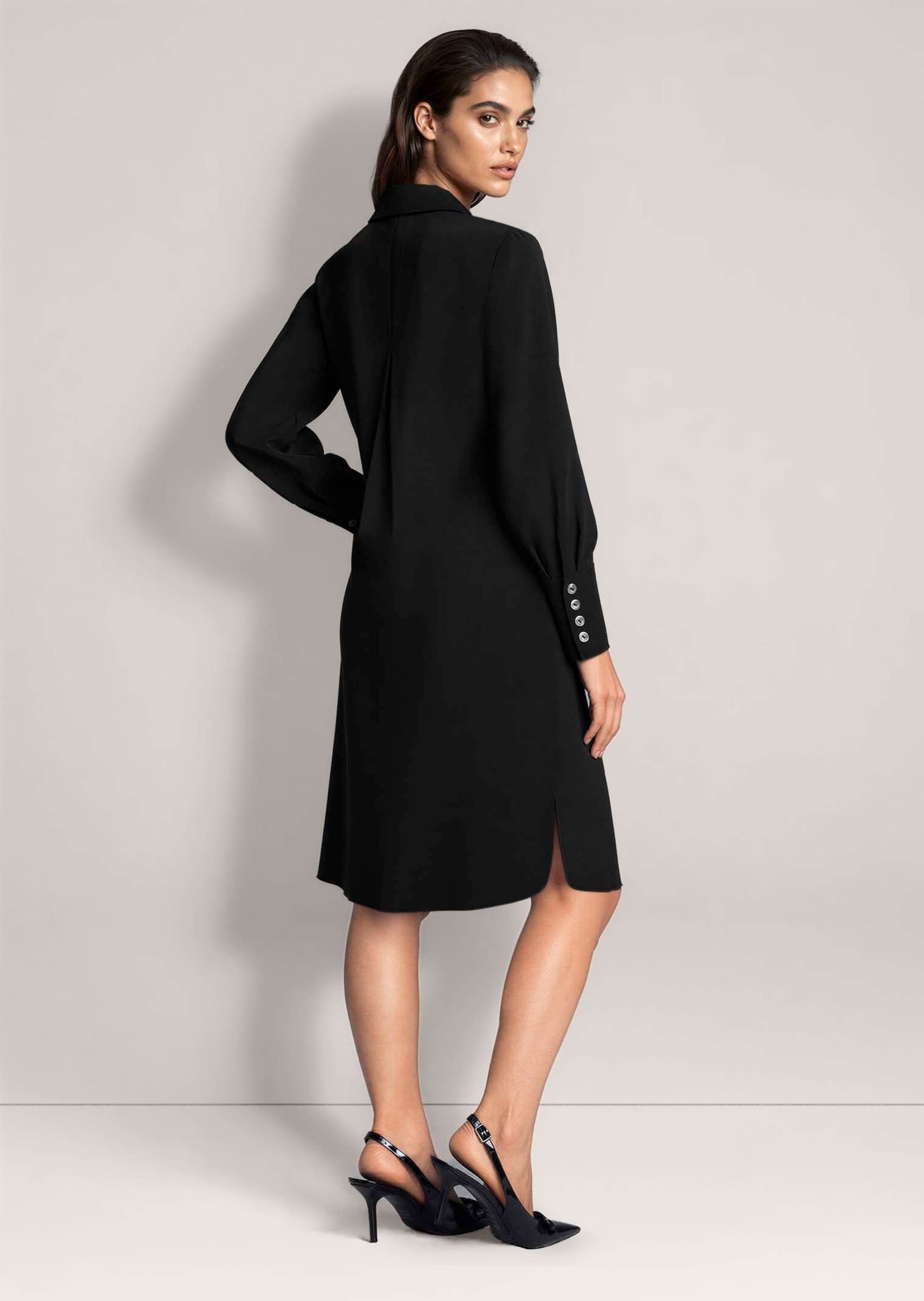 MADELEINE Midikleid »Kleid Hemdblusenkleid in Tunikaform« Ohne Tasche