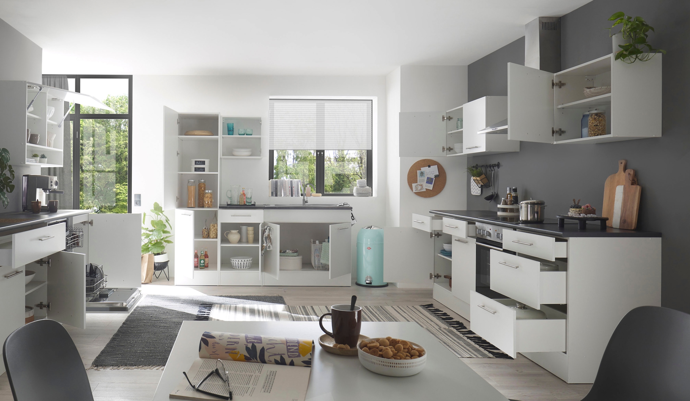BASIC by Balculina Spülenschrank »Eddi«, Breite 100 cm