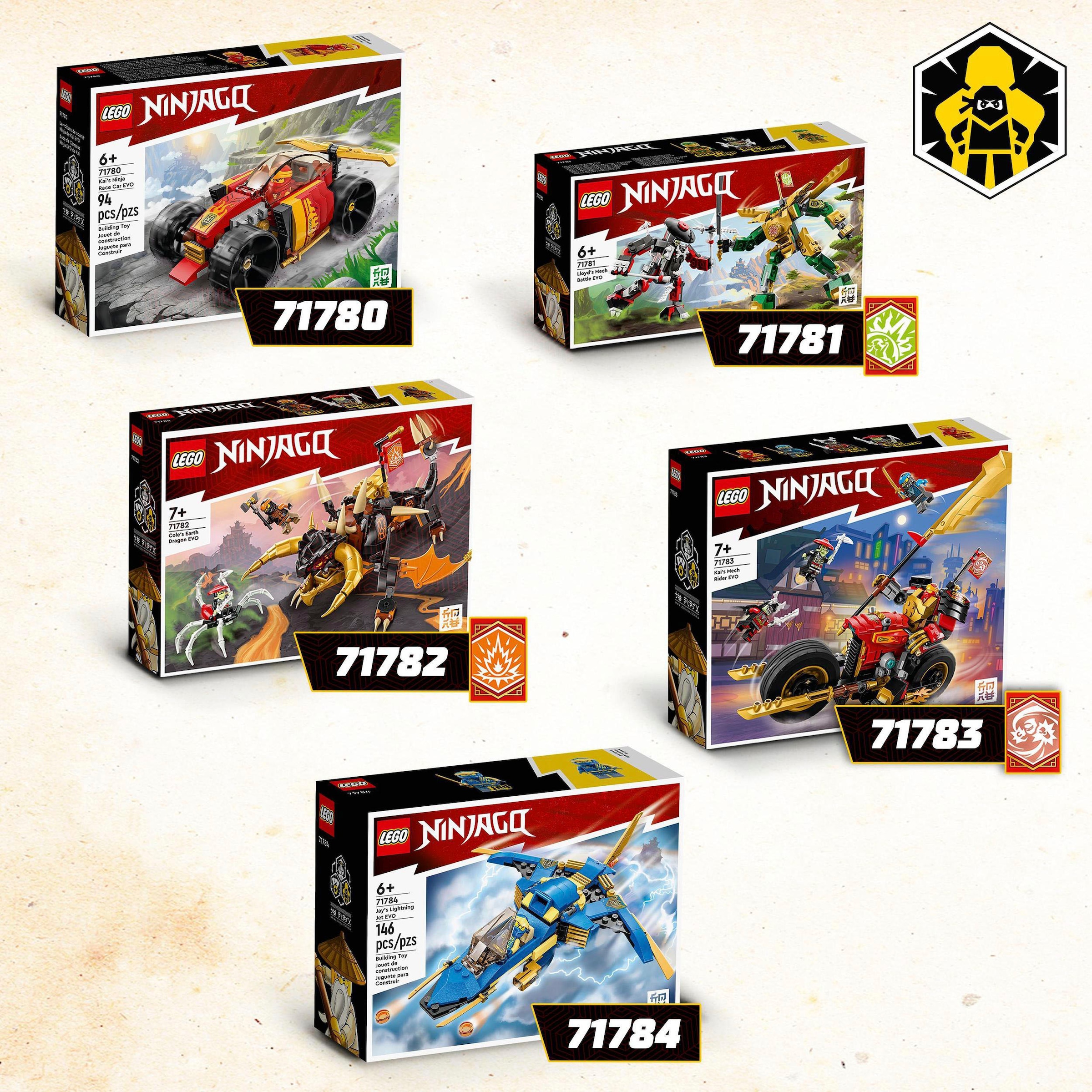 LEGO® Konstruktionsspielsteine »Coles Erddrache EVO (71782), LEGO® NINJAGO«, (285 St.), Made in Europe