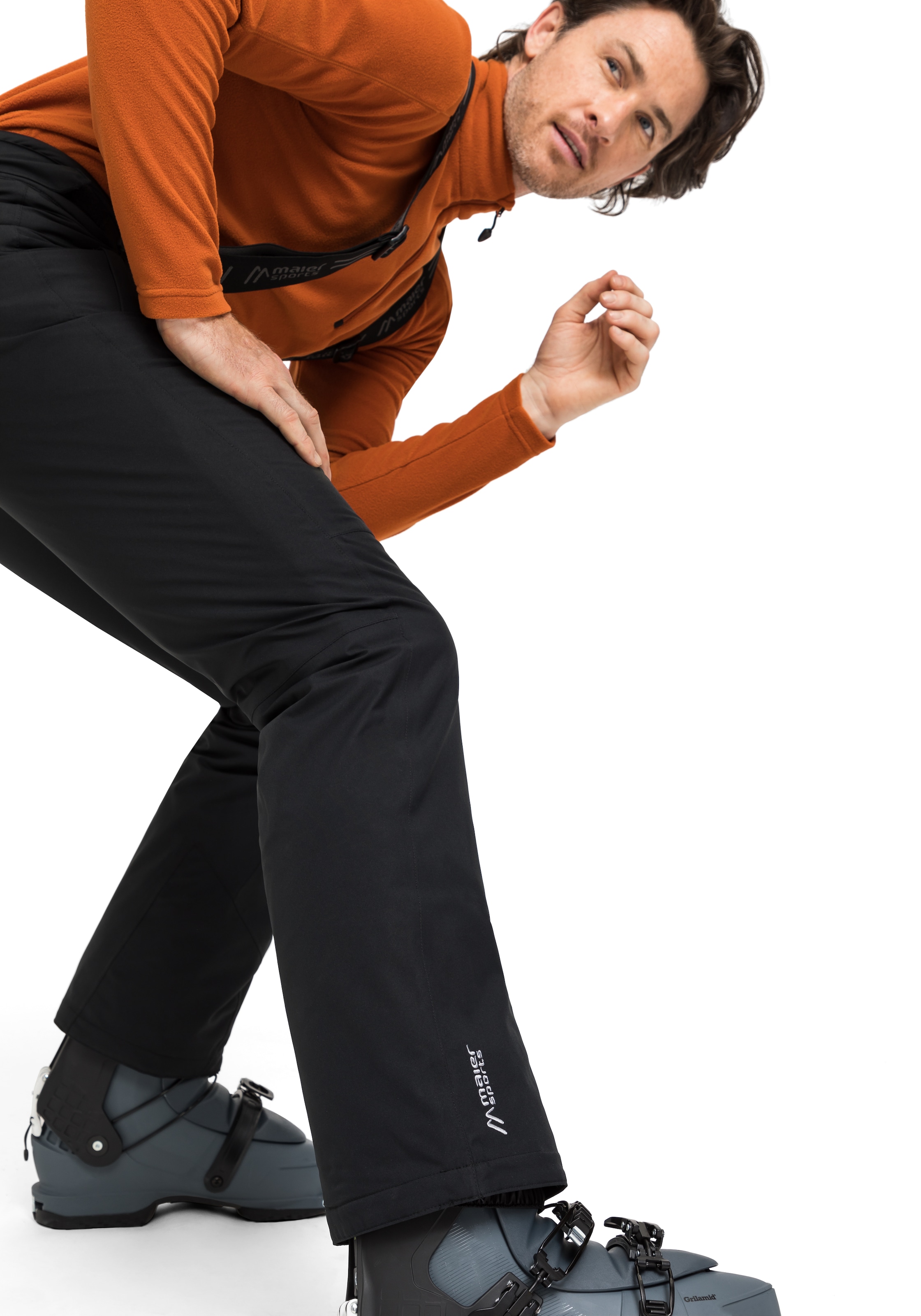 Maier Sports Skihose »Corban T«, Herren Schneehose mit Hosenträgern, wind/wasserdicht, Regular Fit