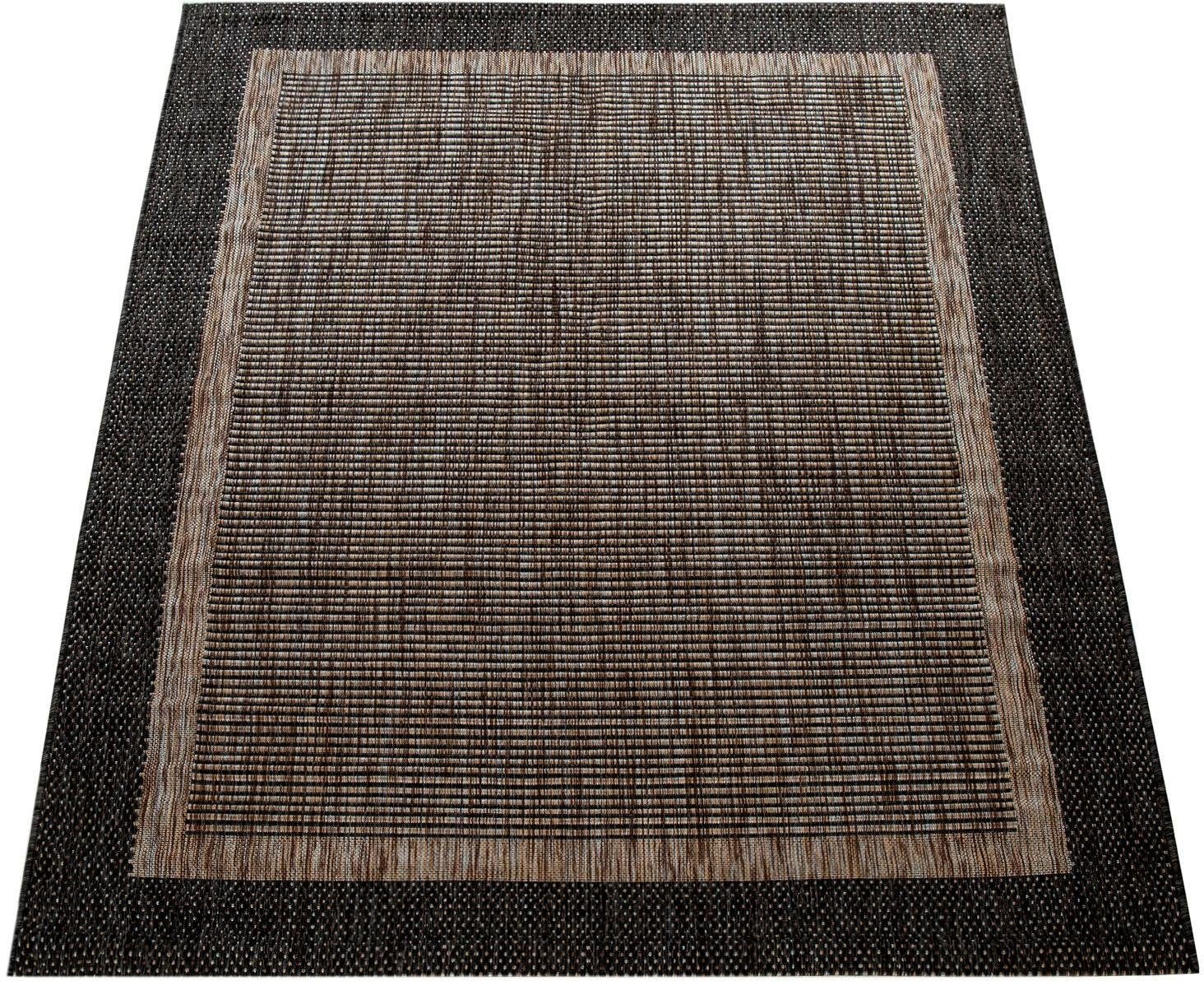 Paco Home Teppich »Illusion Flachgewebe, OTTO Shop Online Outdoor mit geeignet, meliert, 325«, kaufen UV-beständig im Bordüre, rechteckig