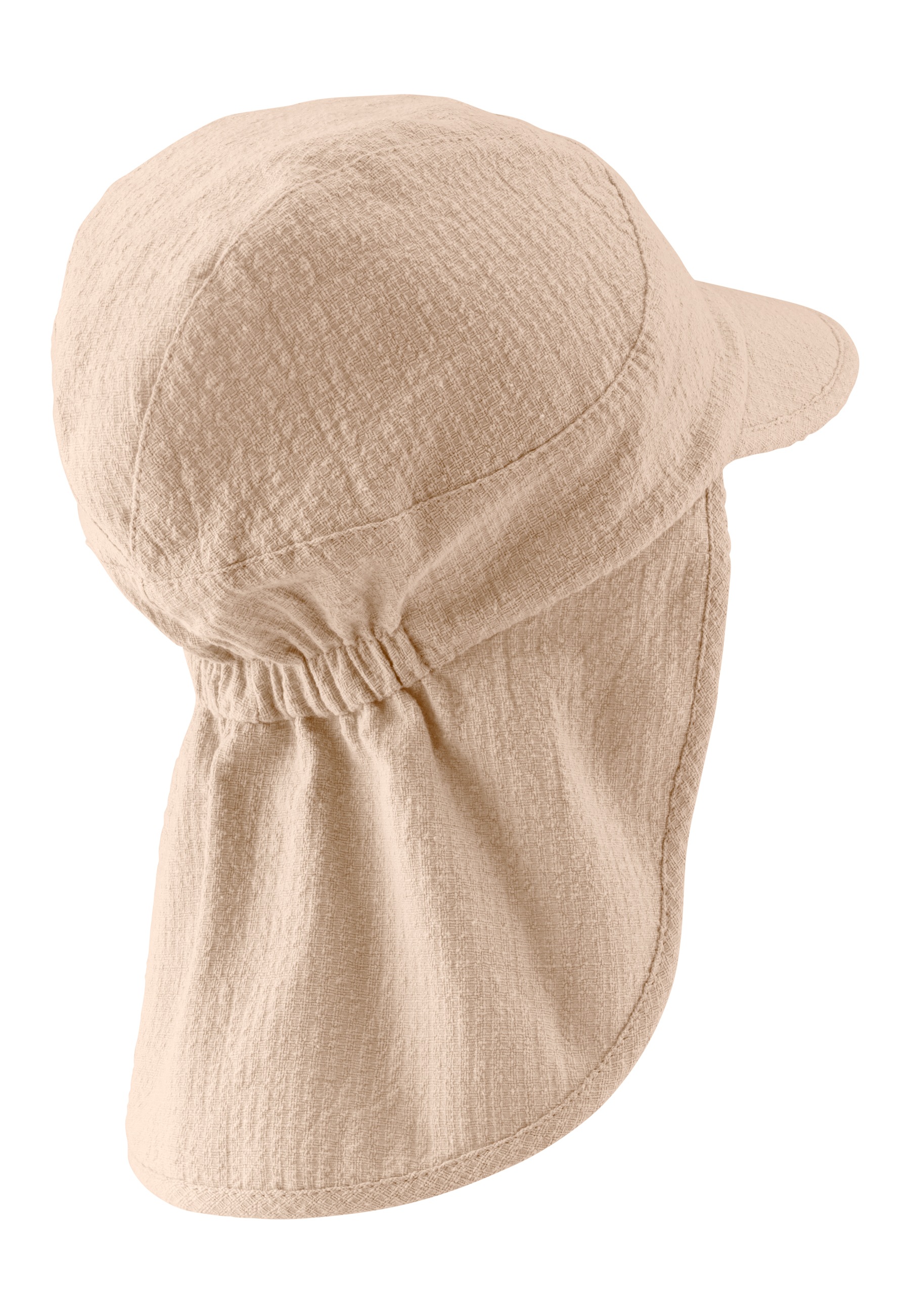 Sterntaler® Schirmmütze »Schirmmütze mit Nackenschutz Struktur«