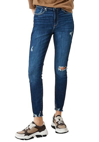 s.Oliver Skinny-fit-Jeans »Izabell«, in 5-Pocket Form mit offenem, ausgefranstem Saum kaufen