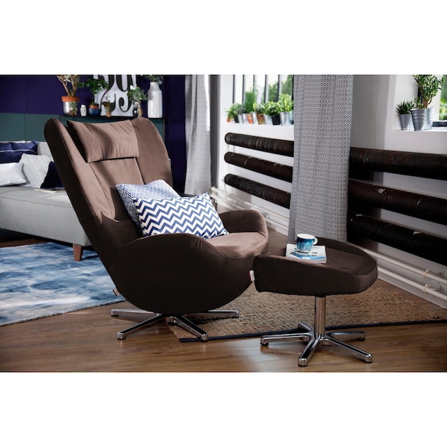 TOM TAILOR HOME Loungesessel »TOM PURE«, mit Metall-Drehfuß in Chrom OTTO  Online Shop