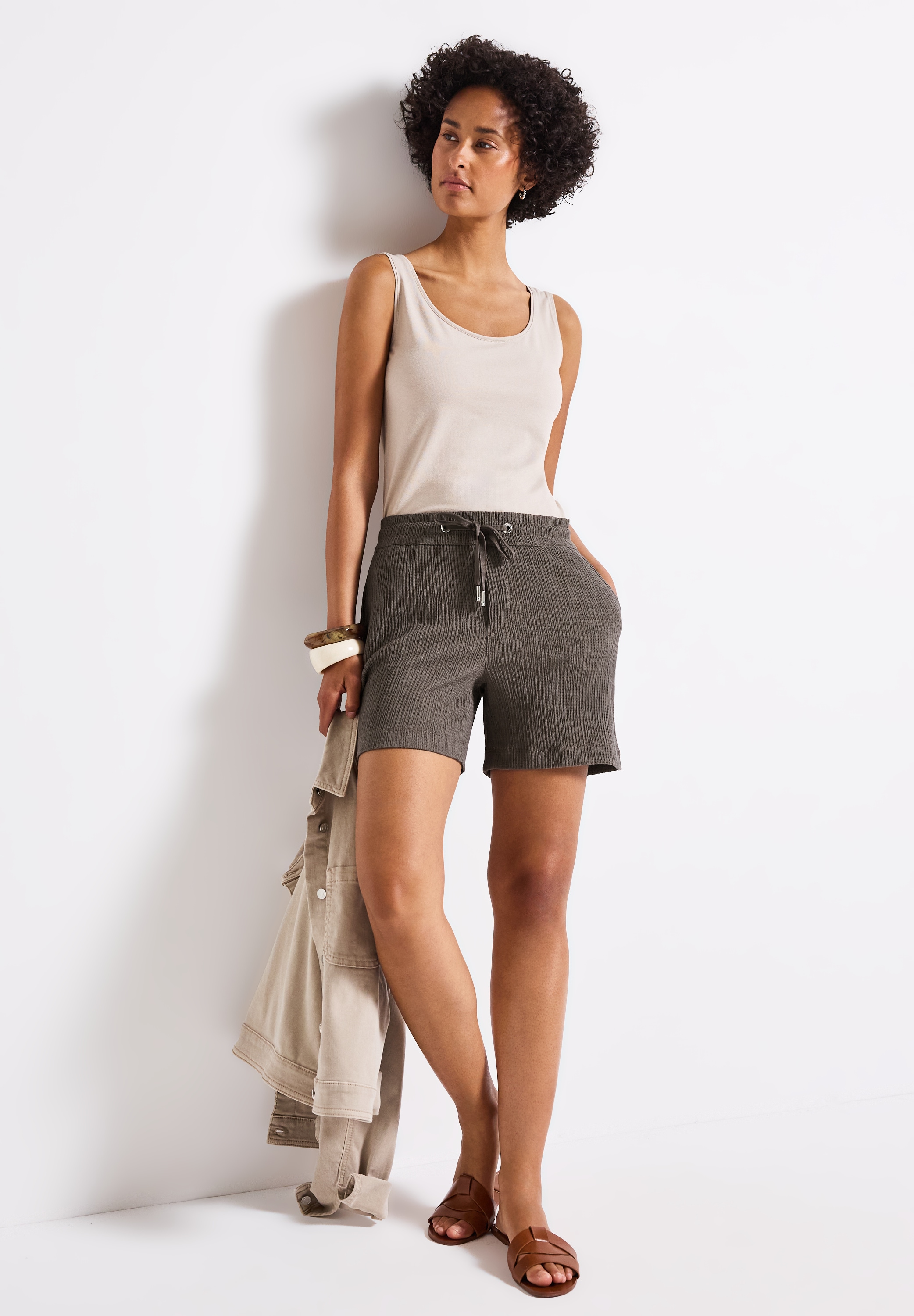 STREET ONE Shorts, mit Struktur