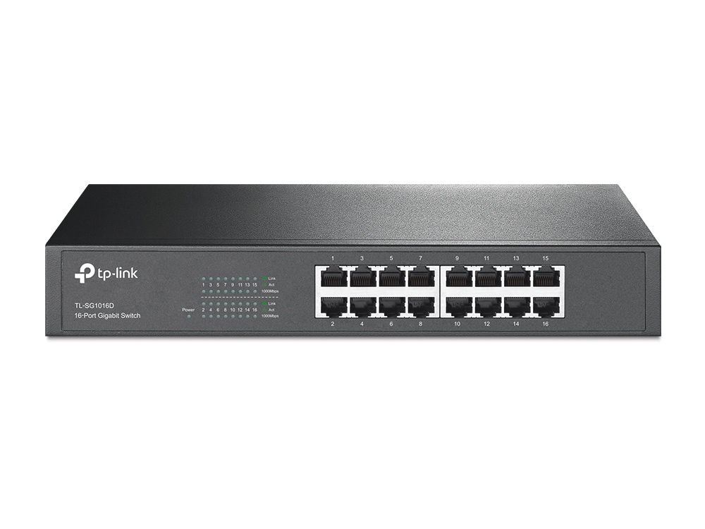 TP-Link Netzwerk-Switch »TL-SG1016D 16-Port Gigabit Switch«