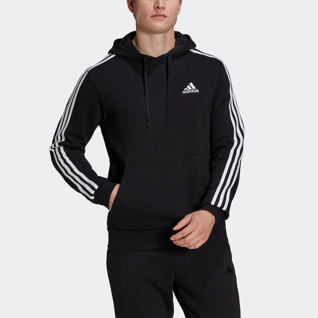 adidas Sportswear Sweatshirt »ESSENTIALS FLEECE 3STREIFEN HOODIE«