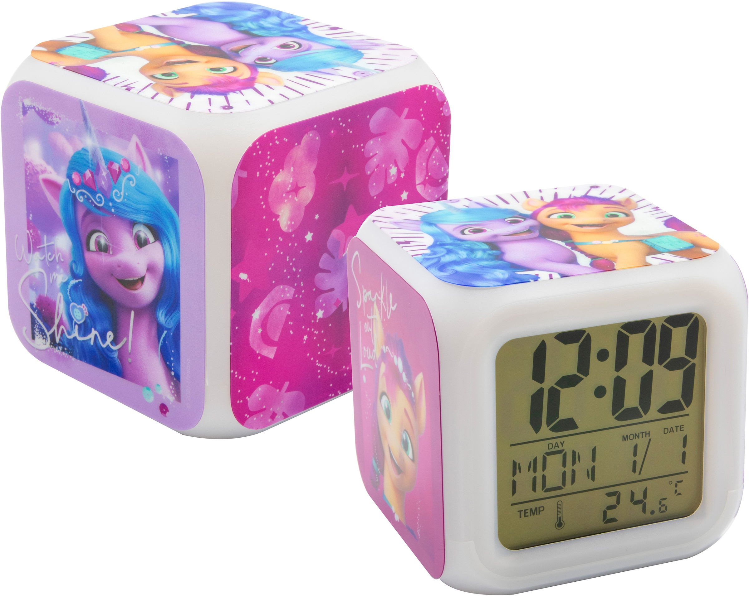 Joy Toy Kinderwecker »My Little Pony, 42671«, ideal auch als Geschenk, mit digitaler Anzeige, Würfel