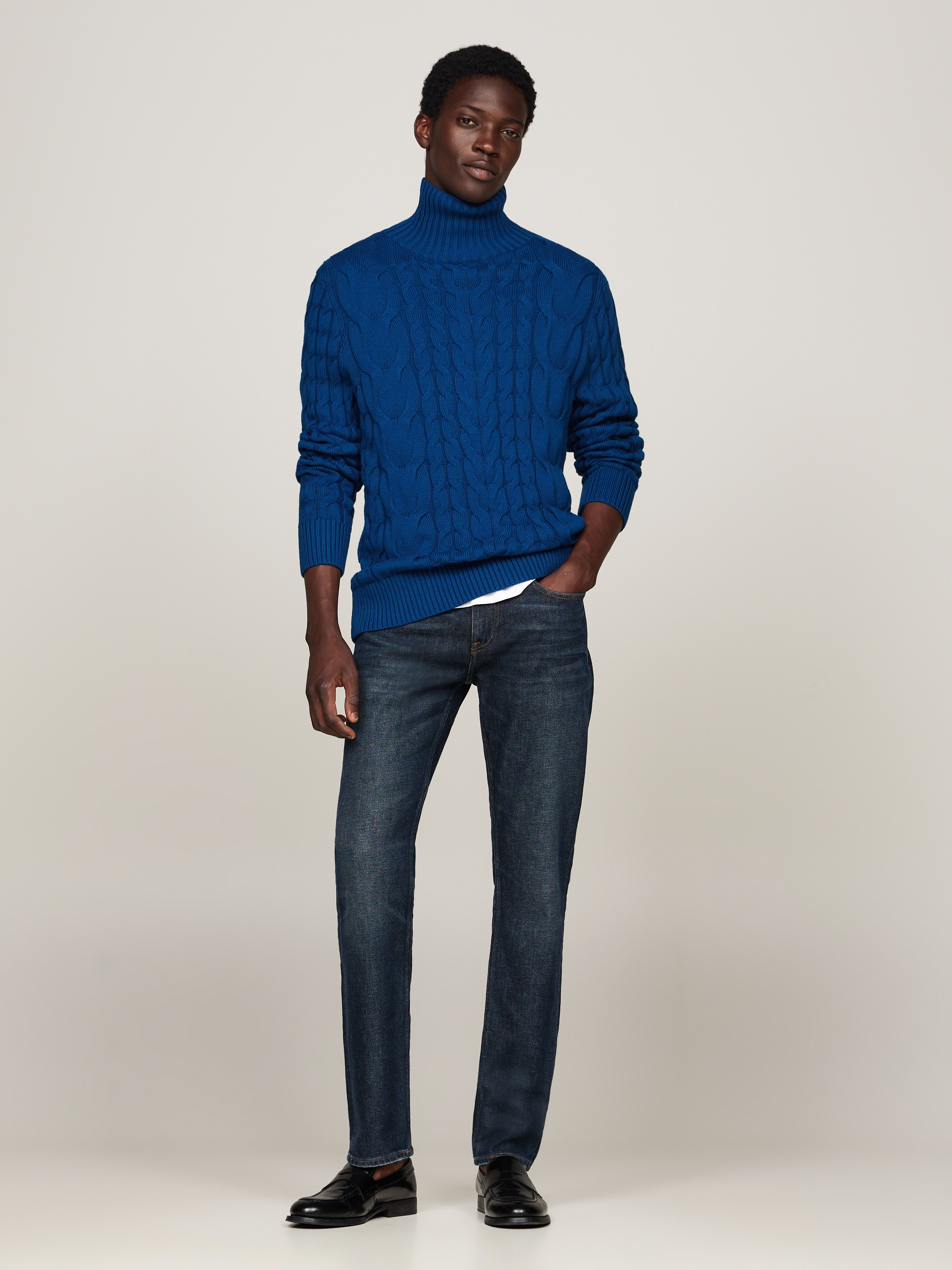 Tommy Hilfiger Straight-Jeans »STRAIGHT DENTON STR CREST INDIGO«