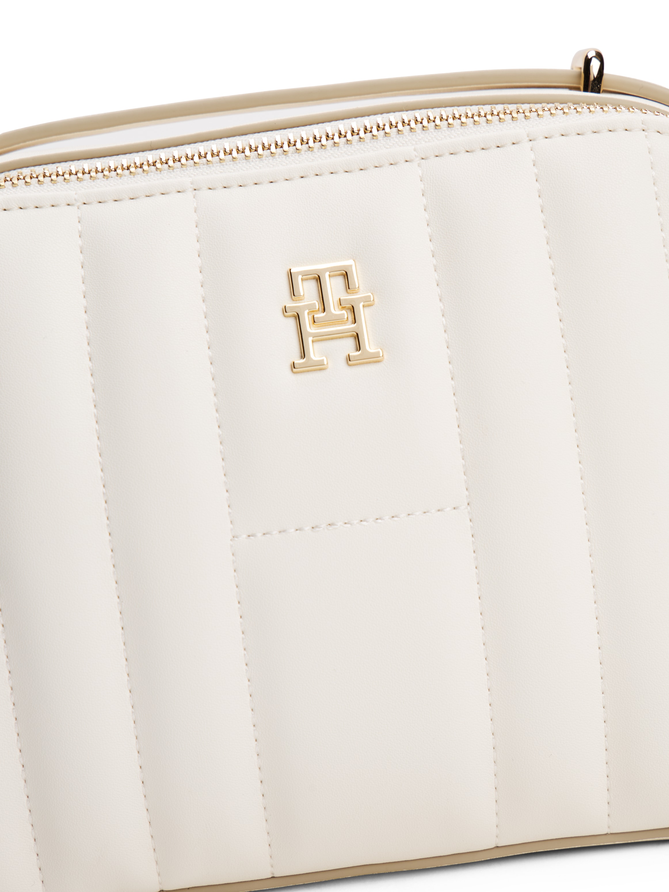 Tommy Hilfiger Umhängetasche »TH FEMININE CONV CAMERA BAG«, Damen Schultertasche, Minibag im trendigen Stepp-Design
