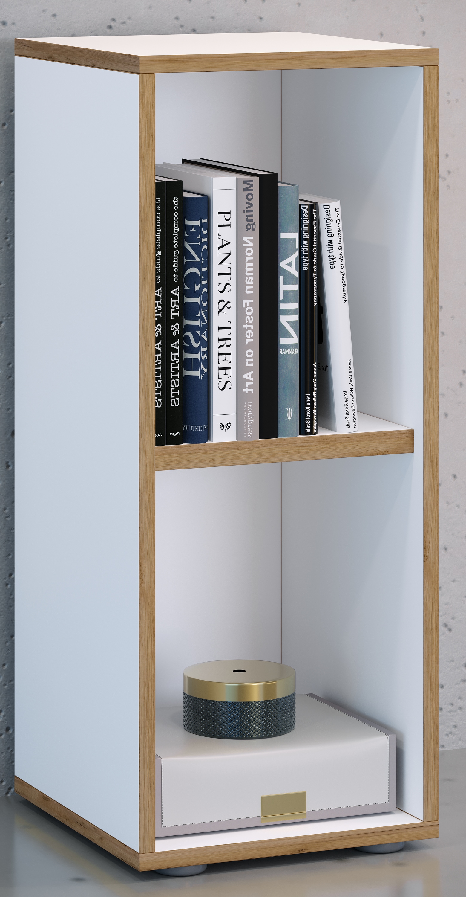 VCM Bücherregal »Holz Büro Regal Bücher Ordner Aktenregal Salia 2f«