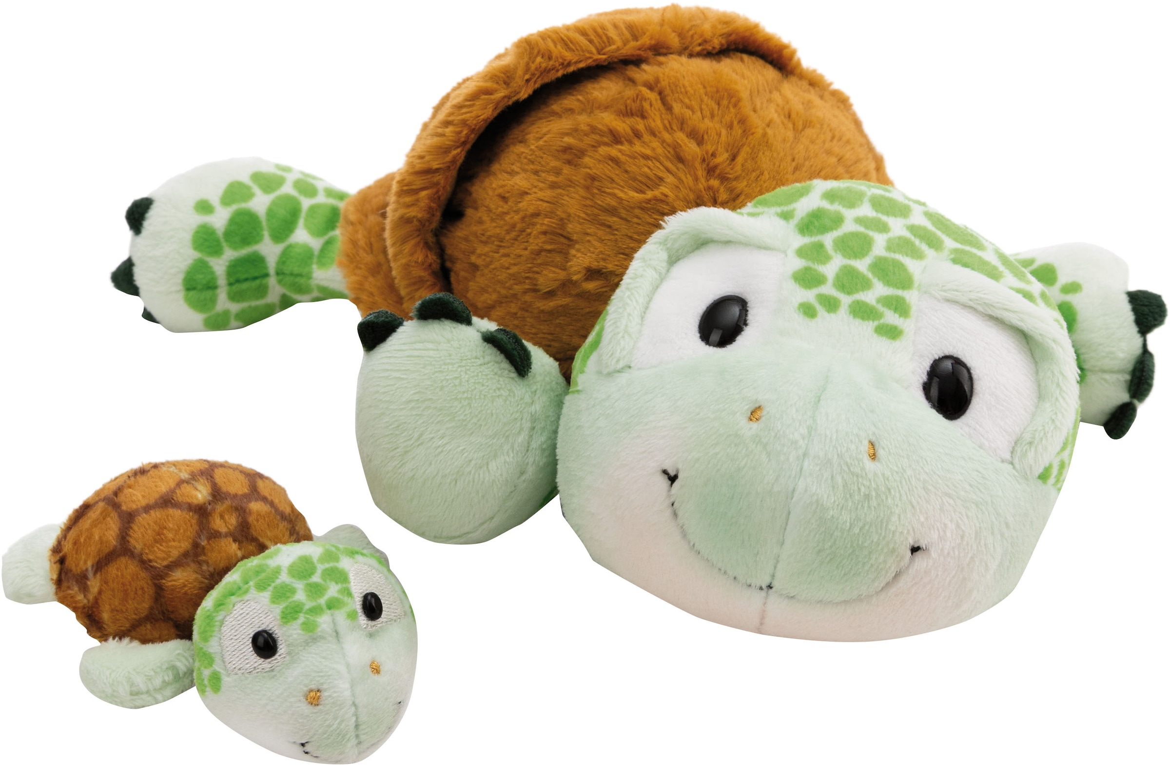 Nici Kuscheltier »Homies, Schildkröte mit Baby, 28cm liegend«