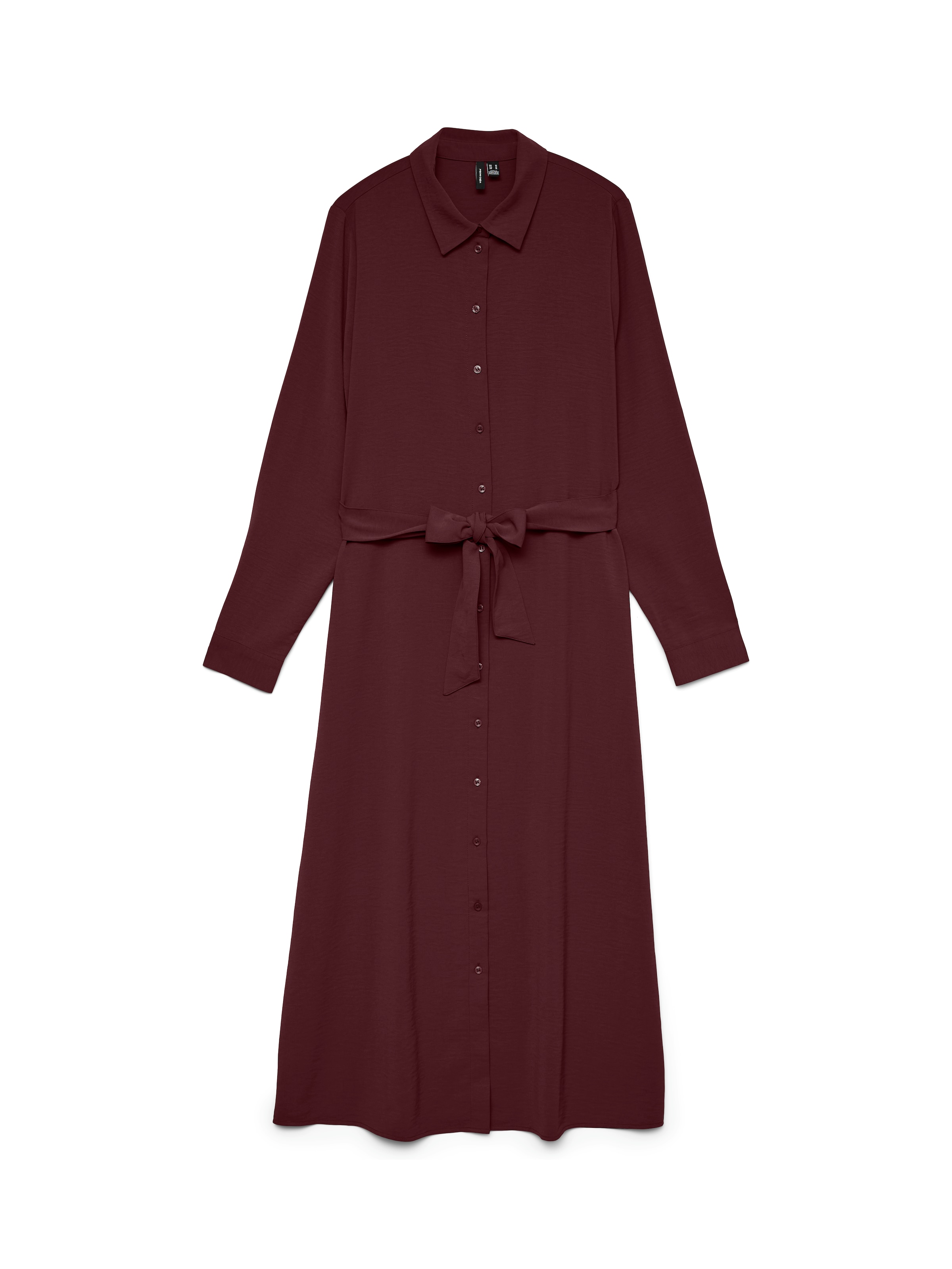 Vero Moda Midikleid »VMESME LS CALF SHIRT DRESS WVN GA« Sommerkleid,