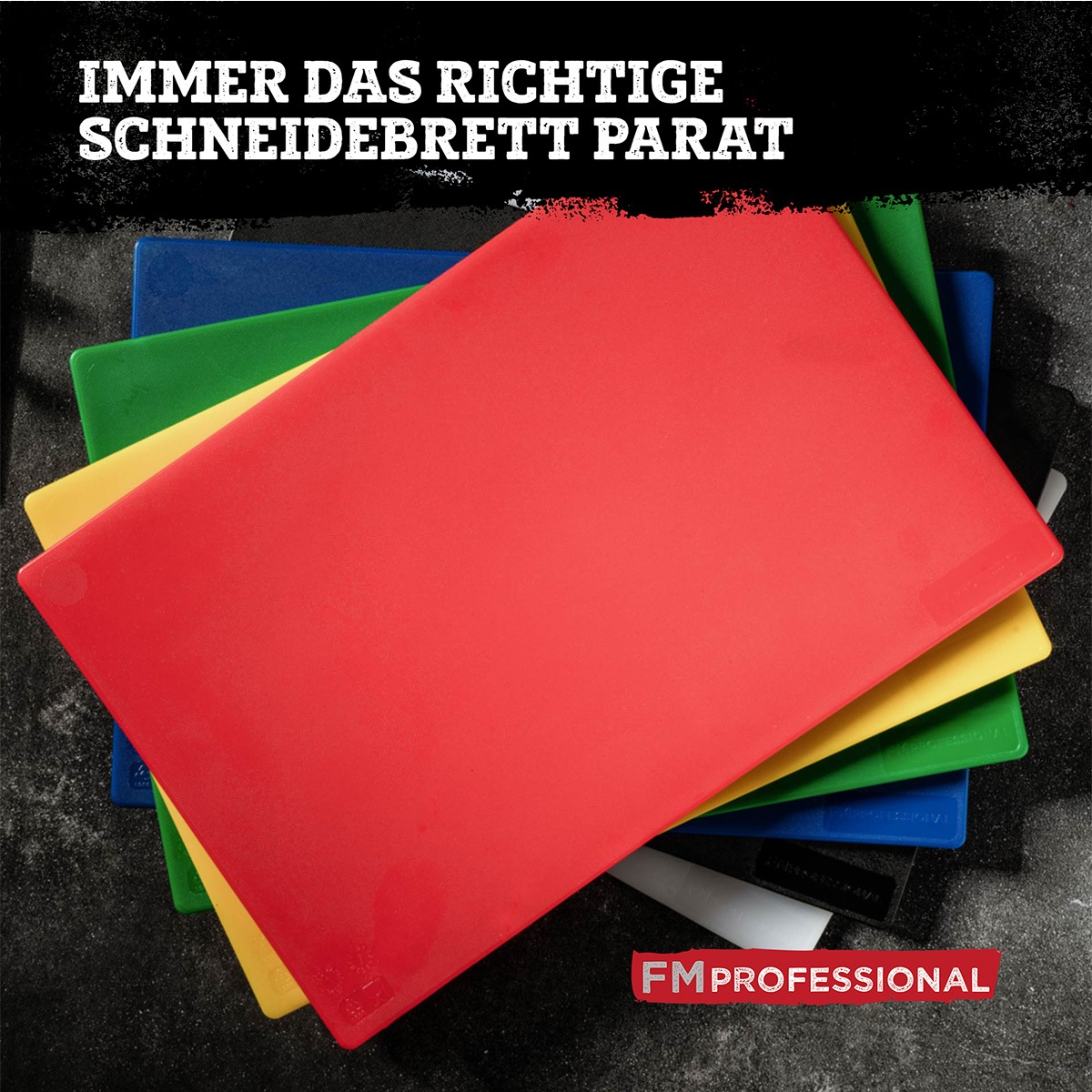 FMprofessional Schneidebrett »extra großes Brett aus Kunststoff« Profi Gastro Schneidebretter – spülmaschinenfest, ca. 45 x 30 cm
