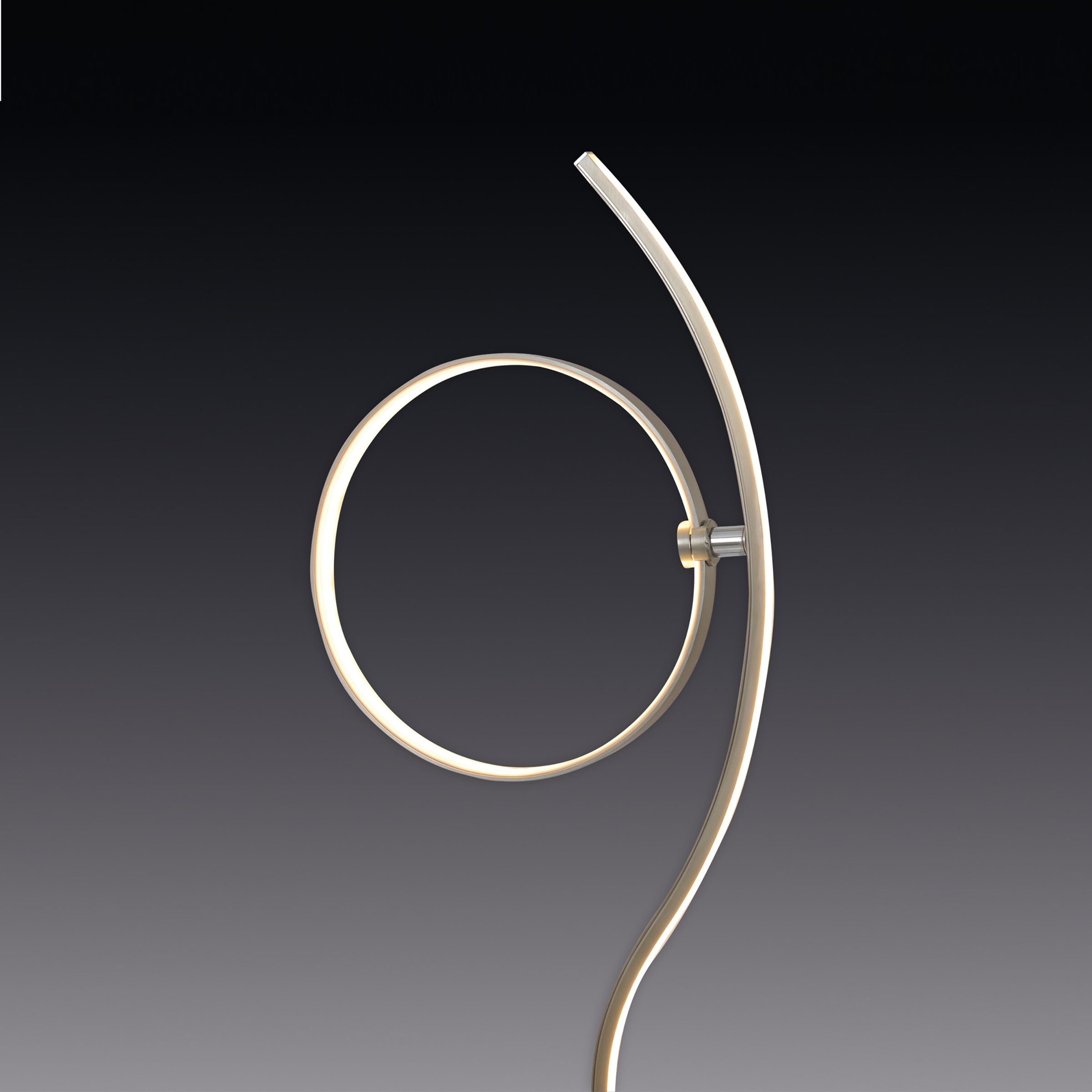 näve LED Stehlampe »"Loop Line"«, Dimmbar in 3 Stufen per Touch-Dimmer; Inkl. Stecker-Netzteil