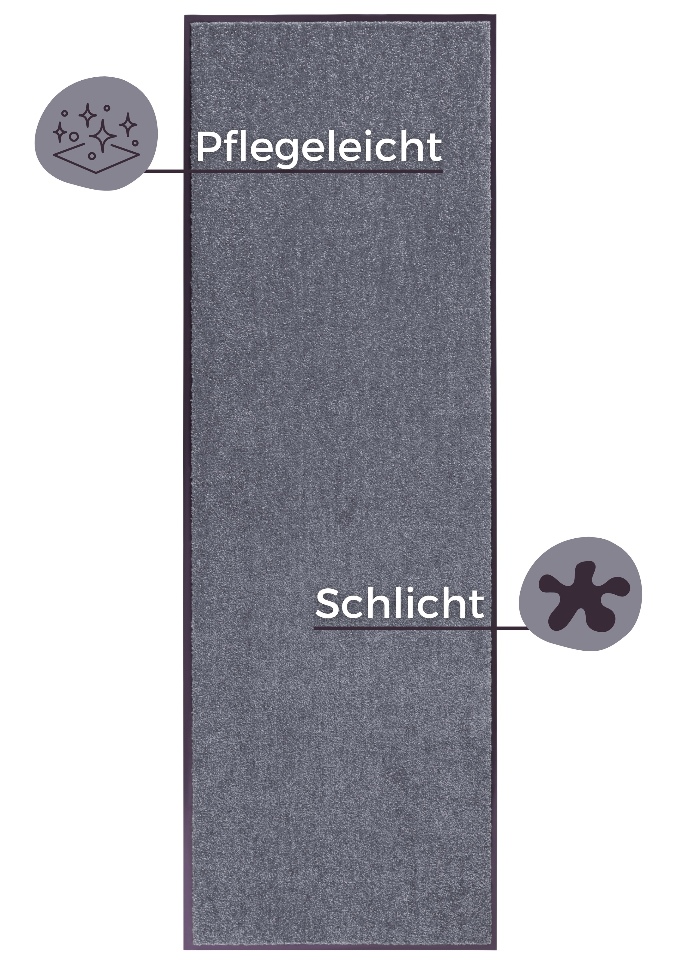 HANSE Home Fußmatte »Wash & Clean«, rechteckig, 7 mm Höhe, Schmutzfangmatte, Türmatte, In- und Outdoor, Teppich, Läufer, waschbar