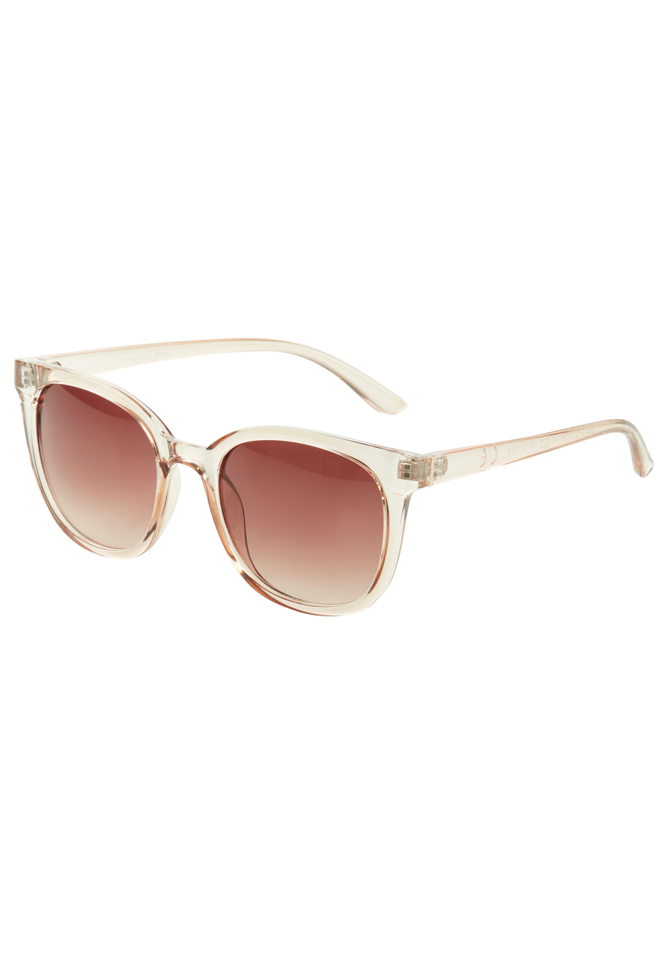 Laura Scott Sonnenbrille, mit transparentem Rahmen & goldfarbendem Detail - NEW
