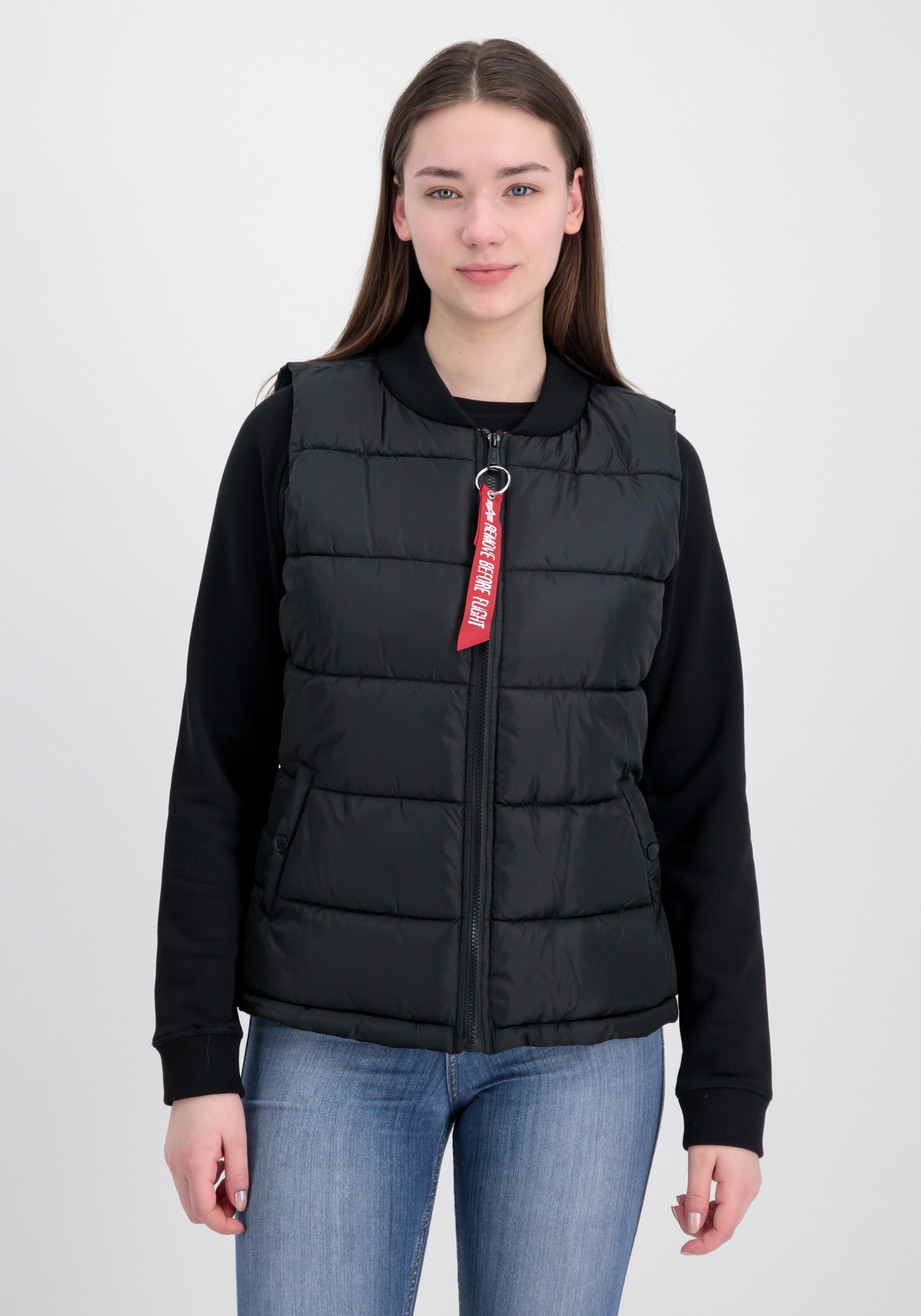 Long Puffer Vest Wmn