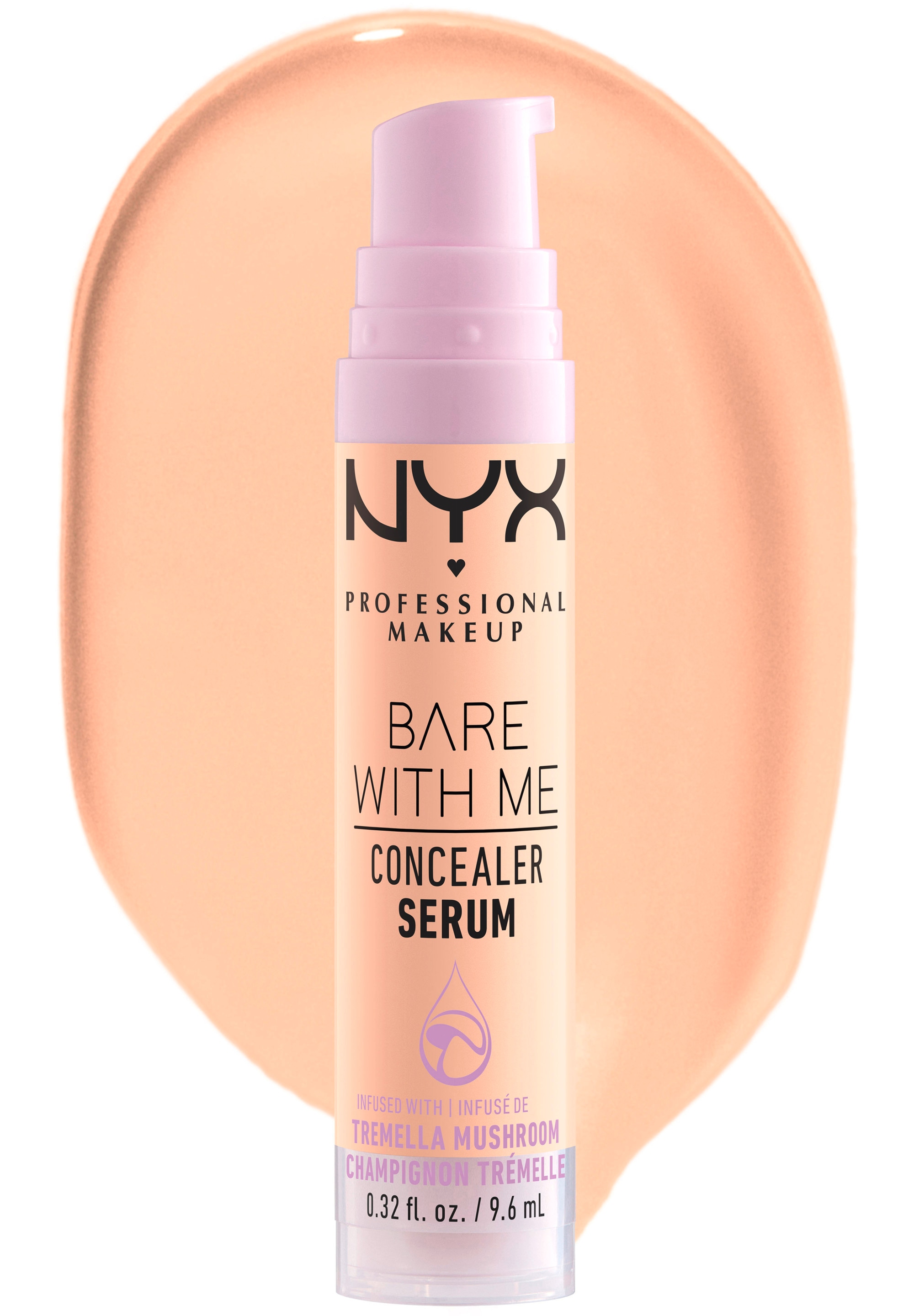 NYX PROFESSIONAL MAKEUP Concealer »BARE WITH ME CONALER SERUM« mittlere Deckkraft, kaschiert, rote oder entzündete Hautstellen