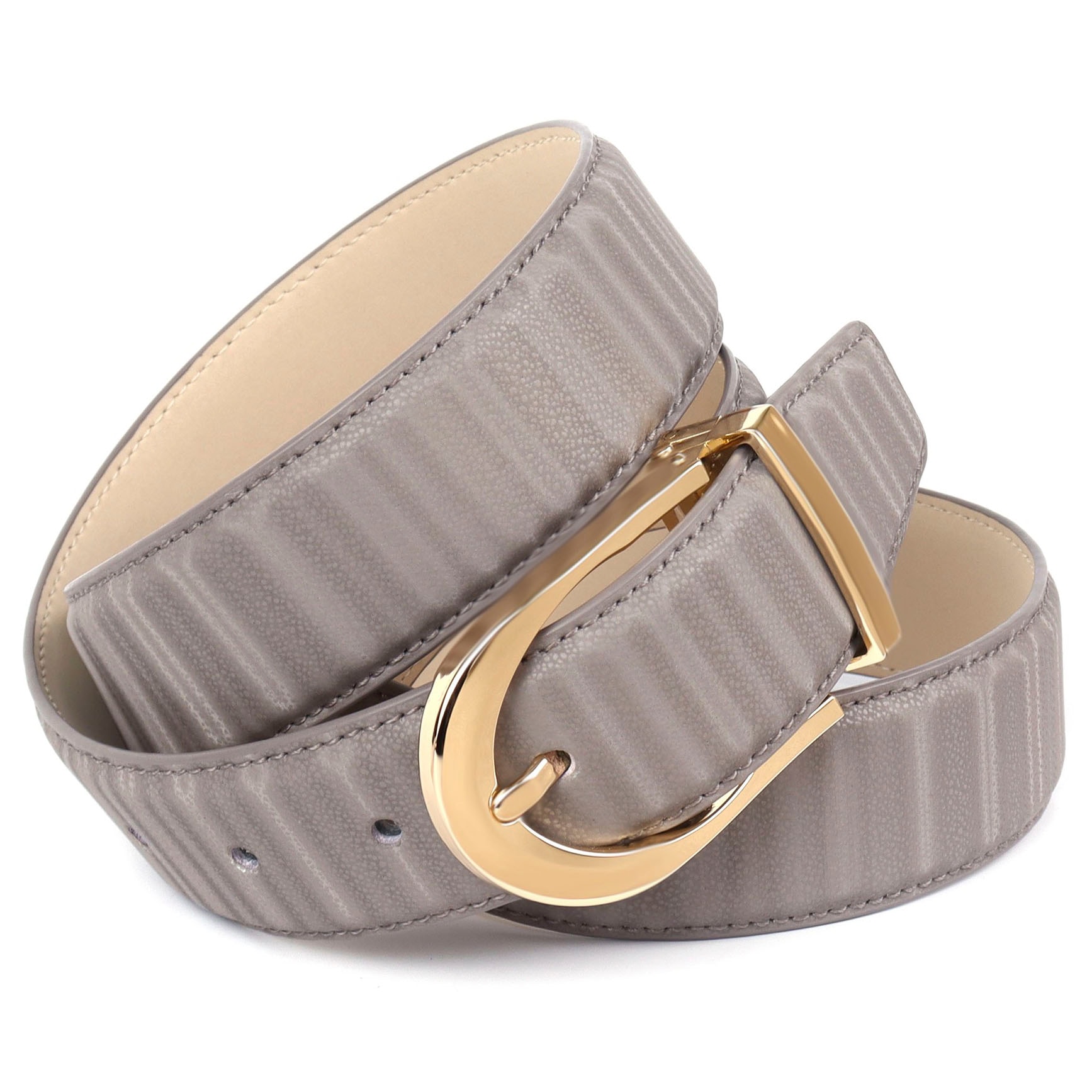 Anthoni Crown Ledergürtel, mit glänzender kaufen bei Schließe ovaler OTTO