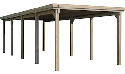 Einzelcarport »617 Gr.3«, Holz, 270 cm, braun