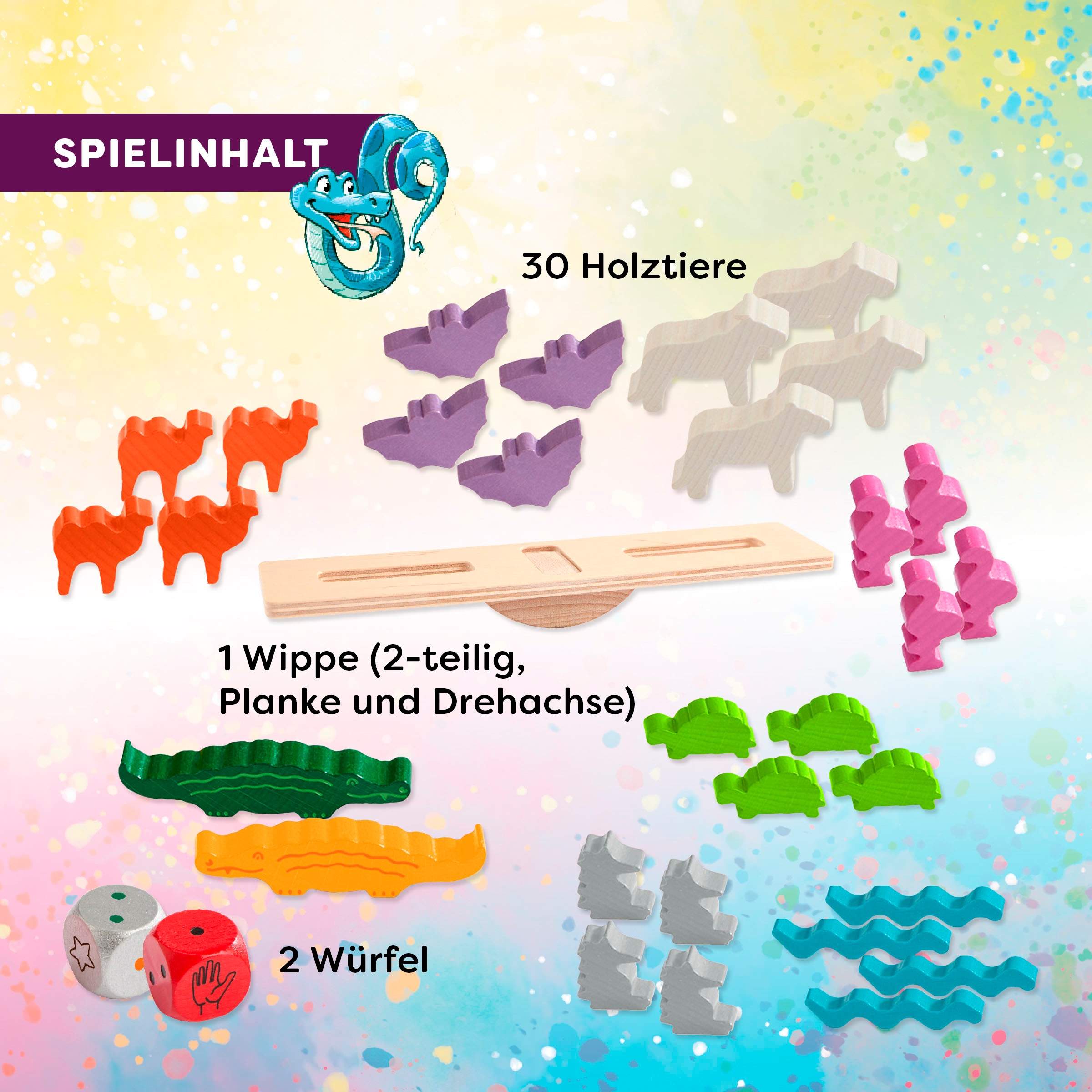 Haba Spiel »Tier auf Tier Deluxe - Doppelt hält besser: 2 Spiele in 1 Box!«