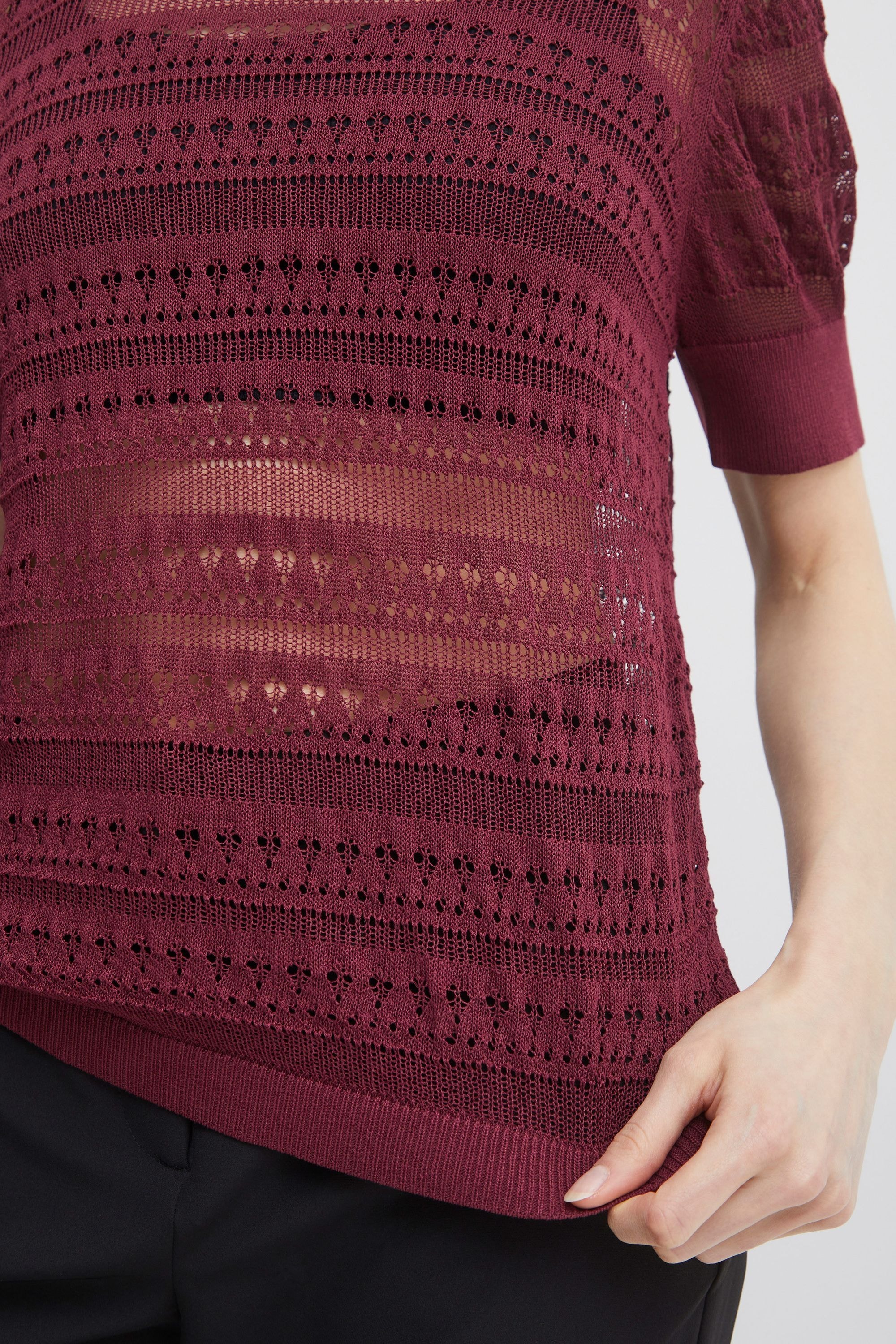 Ichi Strickfleece-Pullover »Strickpullover IHMarinda«