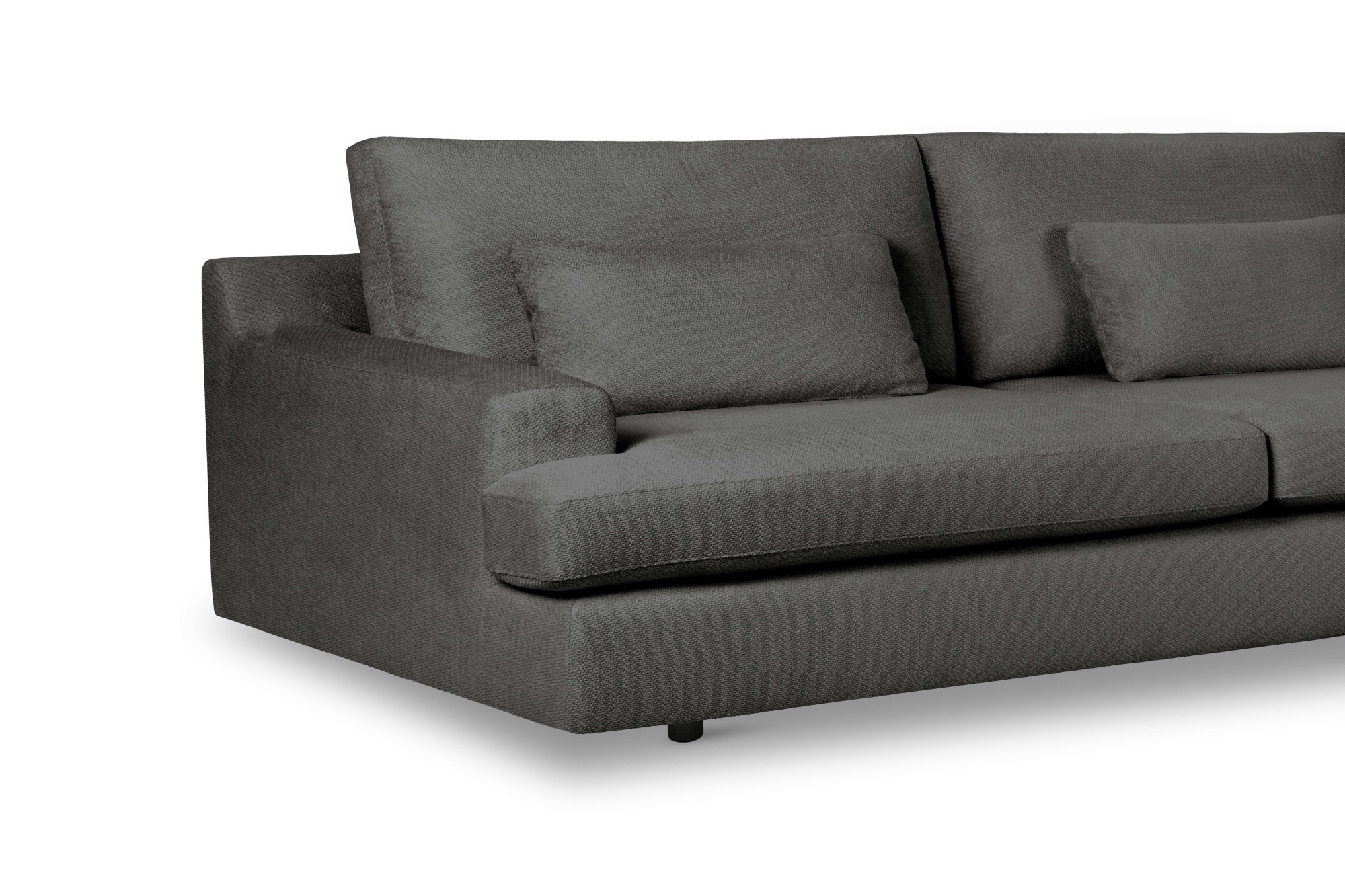 Home affaire Big-Sofa »Evelle 3 Sitzer Maxi«, 237 cm, tiefe Sitzfläche, Lounge-Sitzkomfort, Struktur, Breitcord