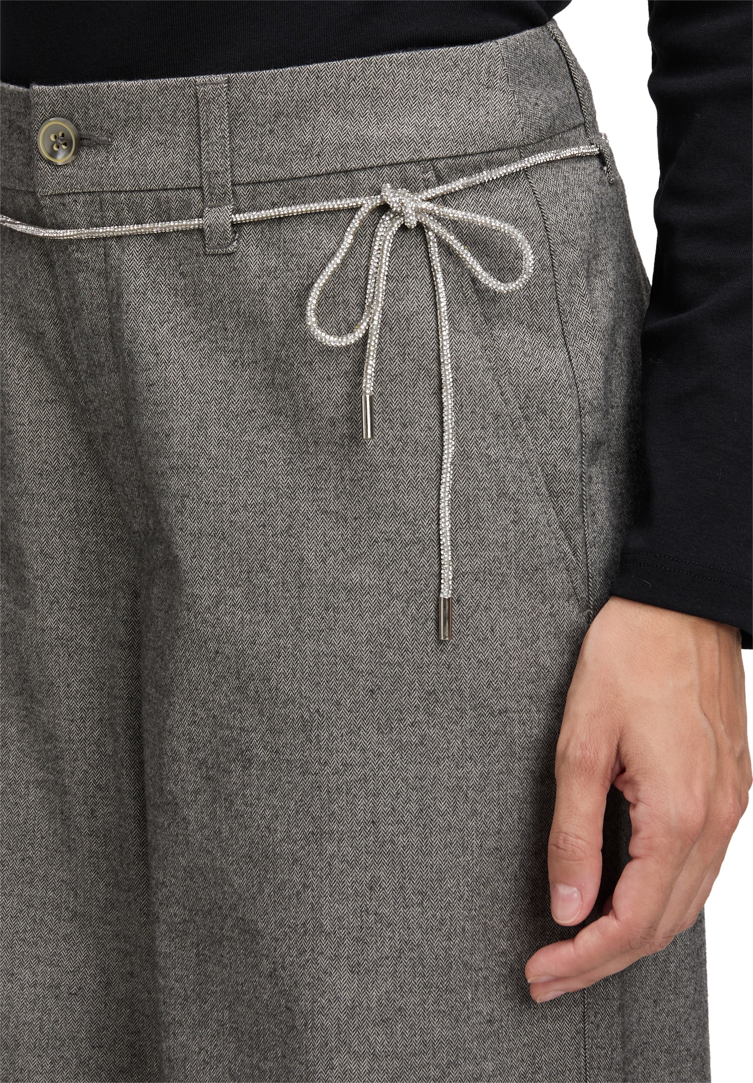 Cartoon Relaxhose »Casual-Hose mit Bindegürtel«