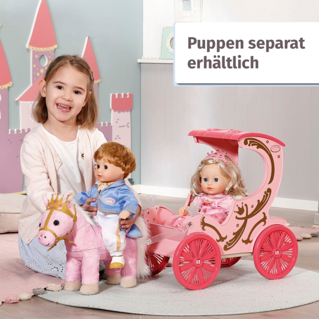 Baby Annabell Puppenkutsche »Little Sweet Kutsche & Pony«, mit Lichteffekten