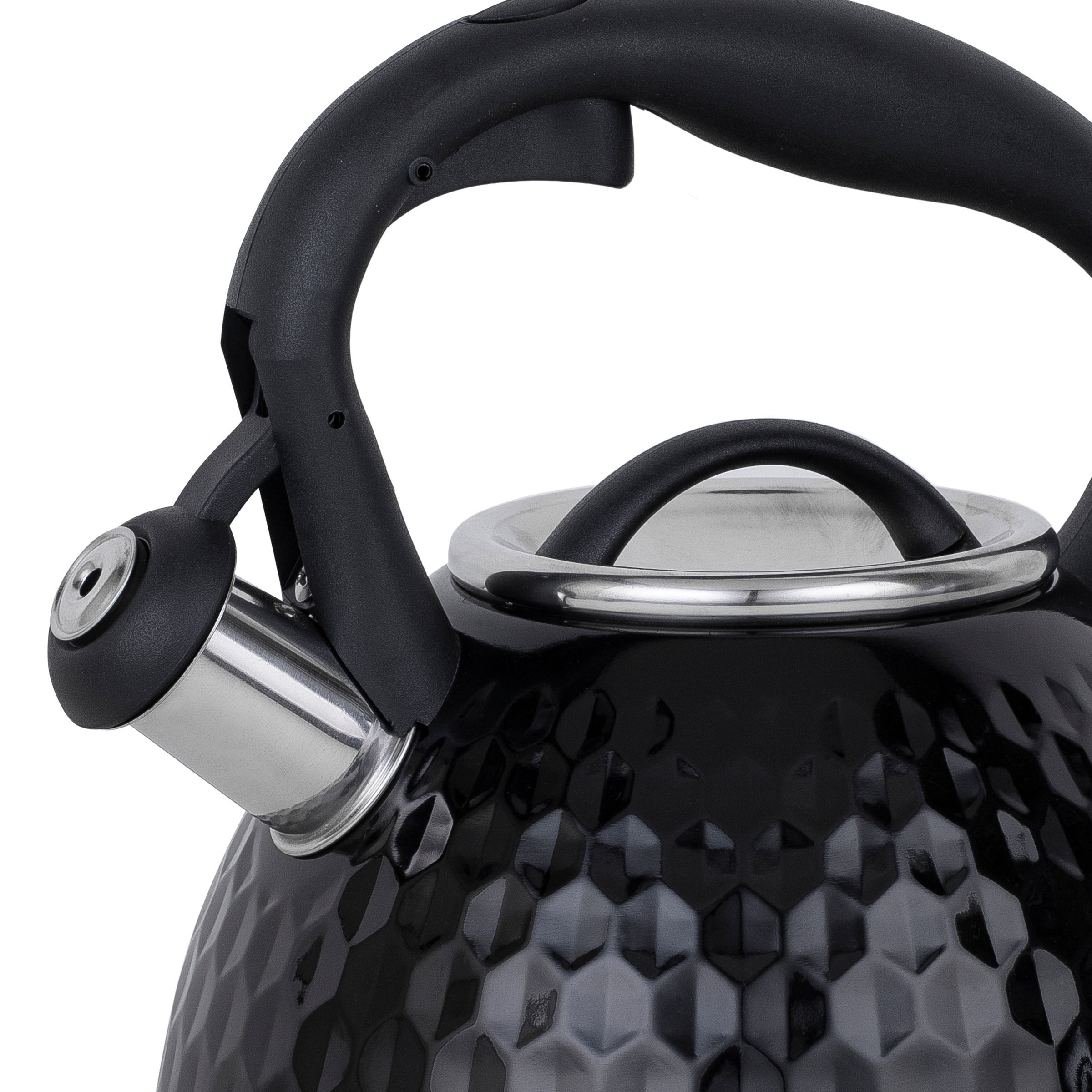 RESTO Kitchenware Wasserkessel »Aries, Flötenkessel 2,7 l, mit 3D-Design, im Geschenkkarton« 1 Stk. tlg. Edelstahl