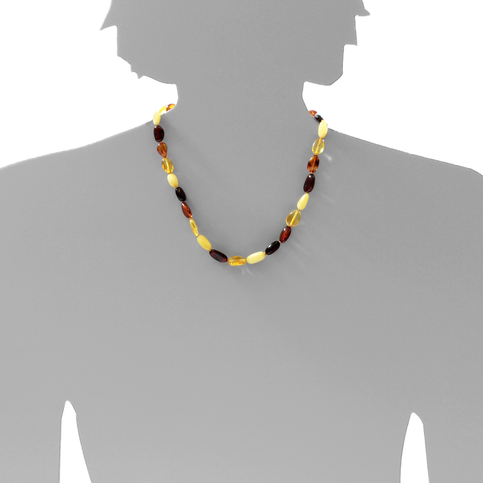 OSTSEE-SCHMUCK Kette ohne Anhänger »- Tova - Bernstein -,«