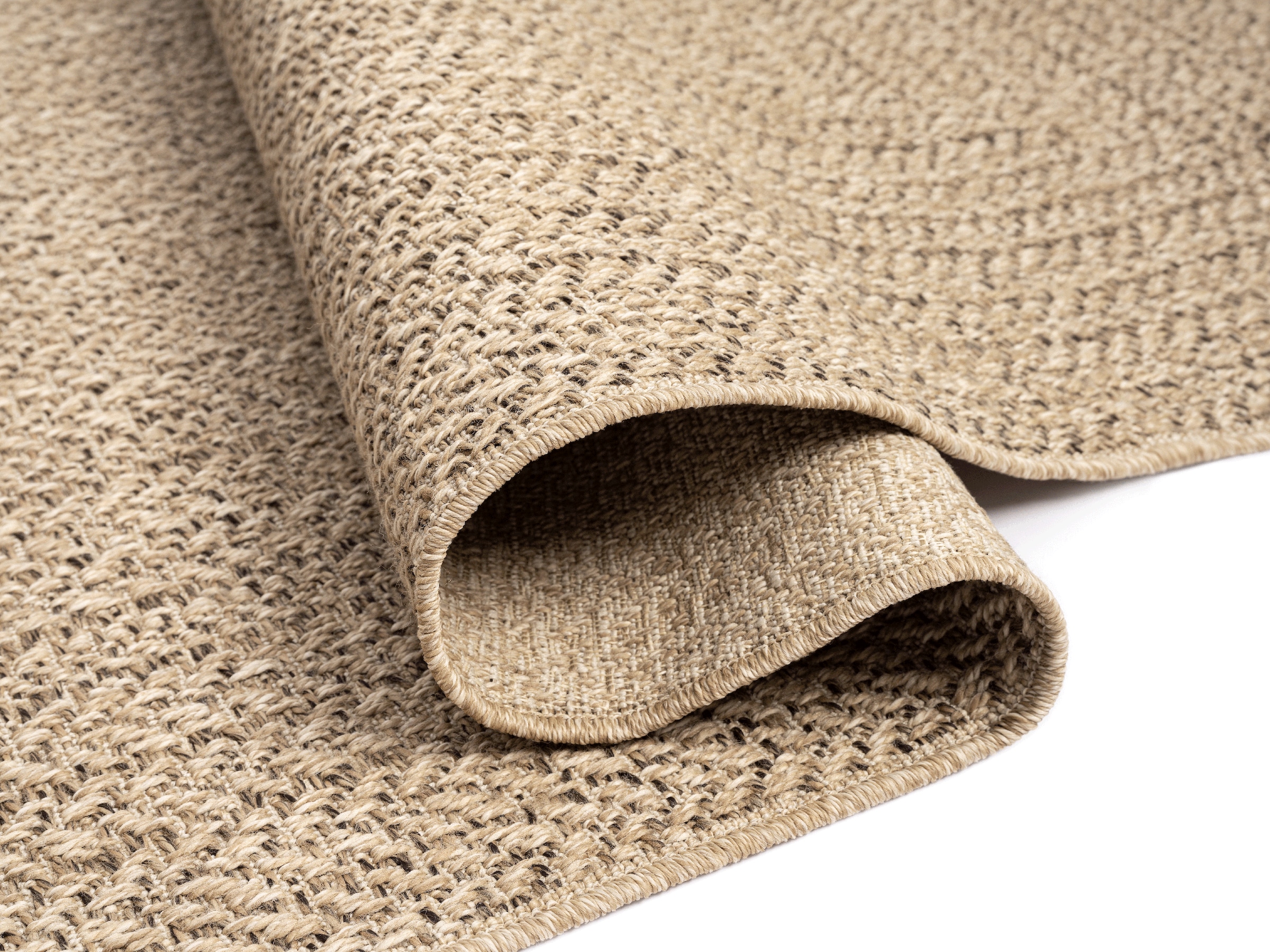 OTTO home Outdoorteppich »Kyllian« rechteckig 10 mm Höhe robuster In- und Outdoor Teppich, Jute-Look