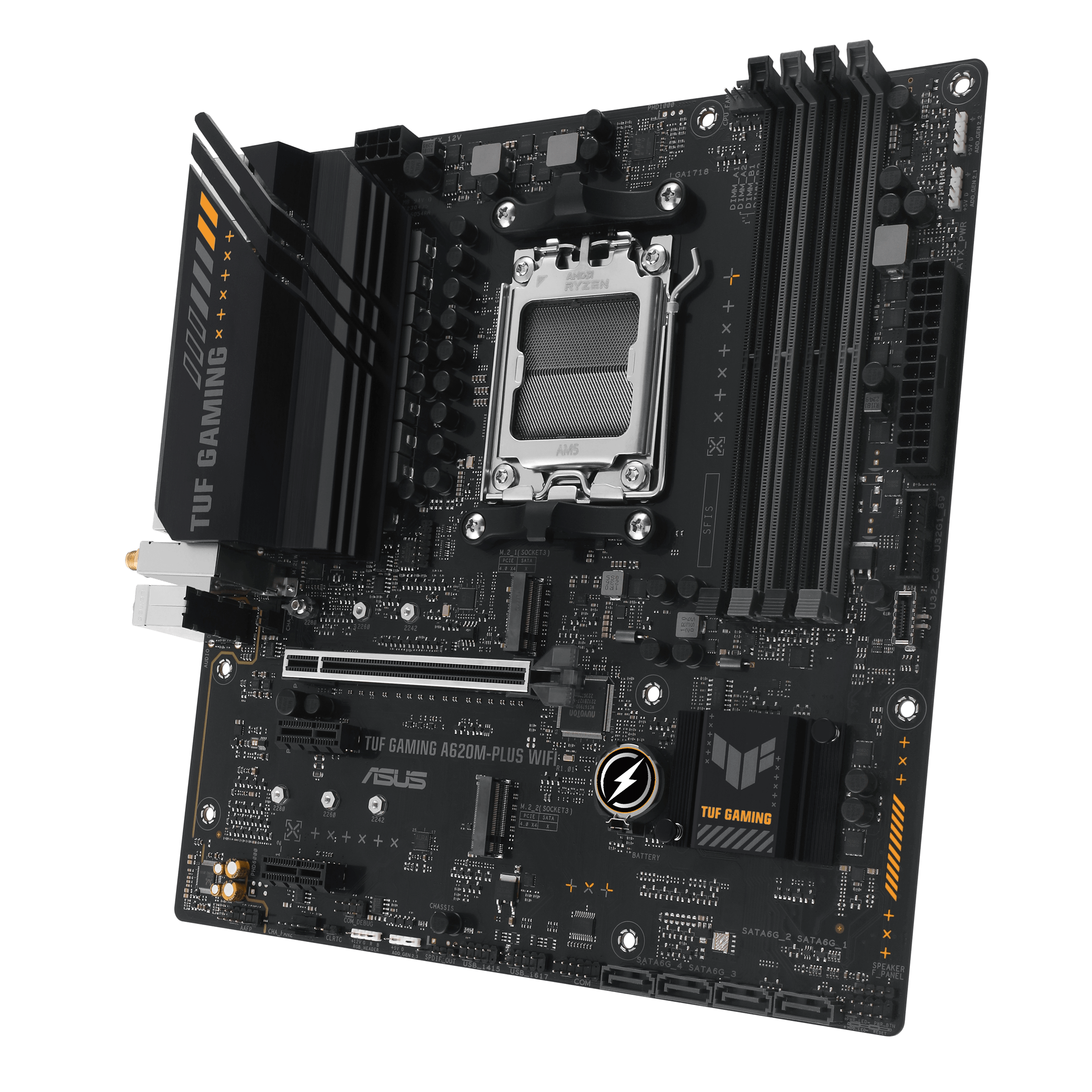Asus Mainboard »TUF GAMING A620M-PLUS WIFI«