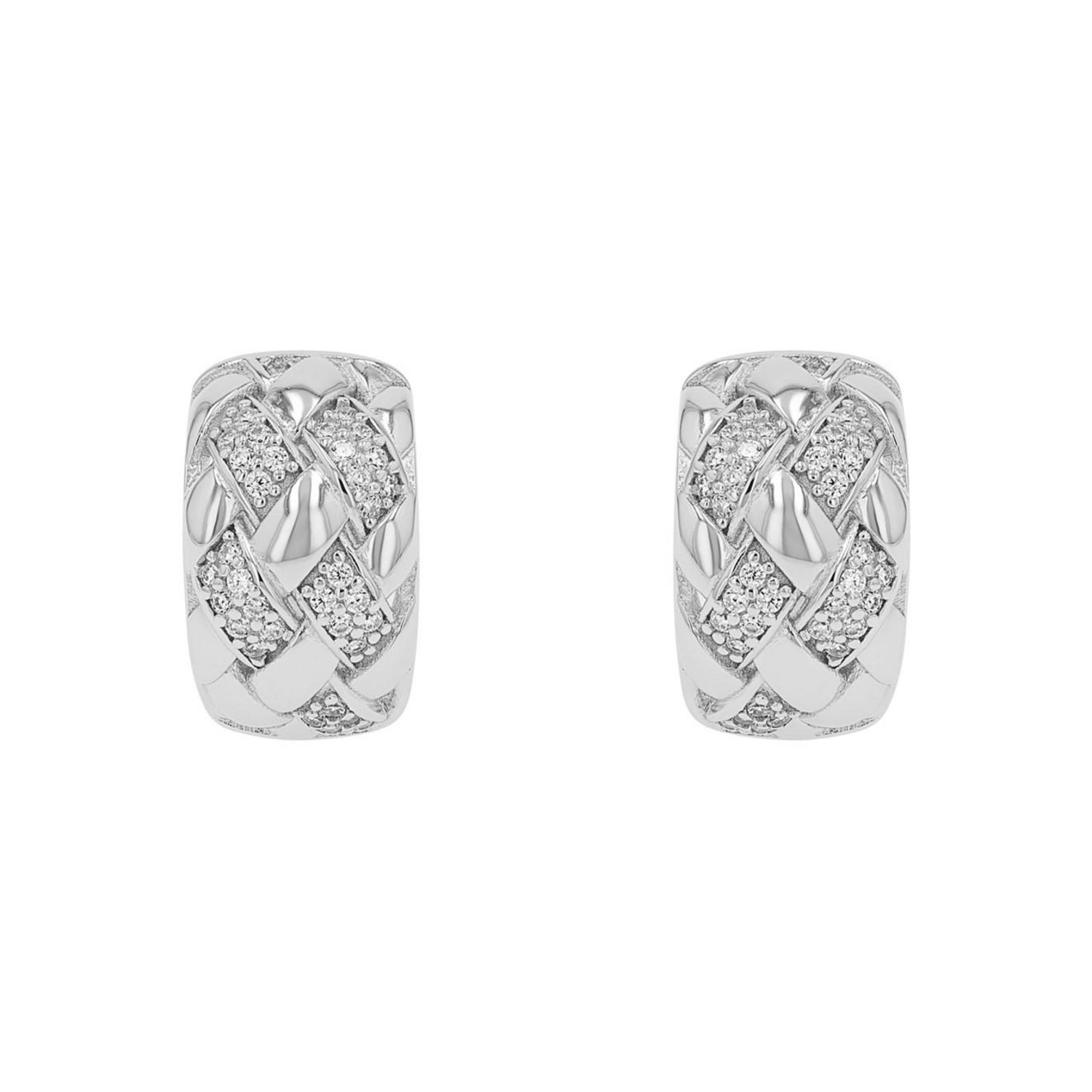 JOOP! Paar Creolen »Schmuck, Geschenk« mit Zirkonia (synth.)