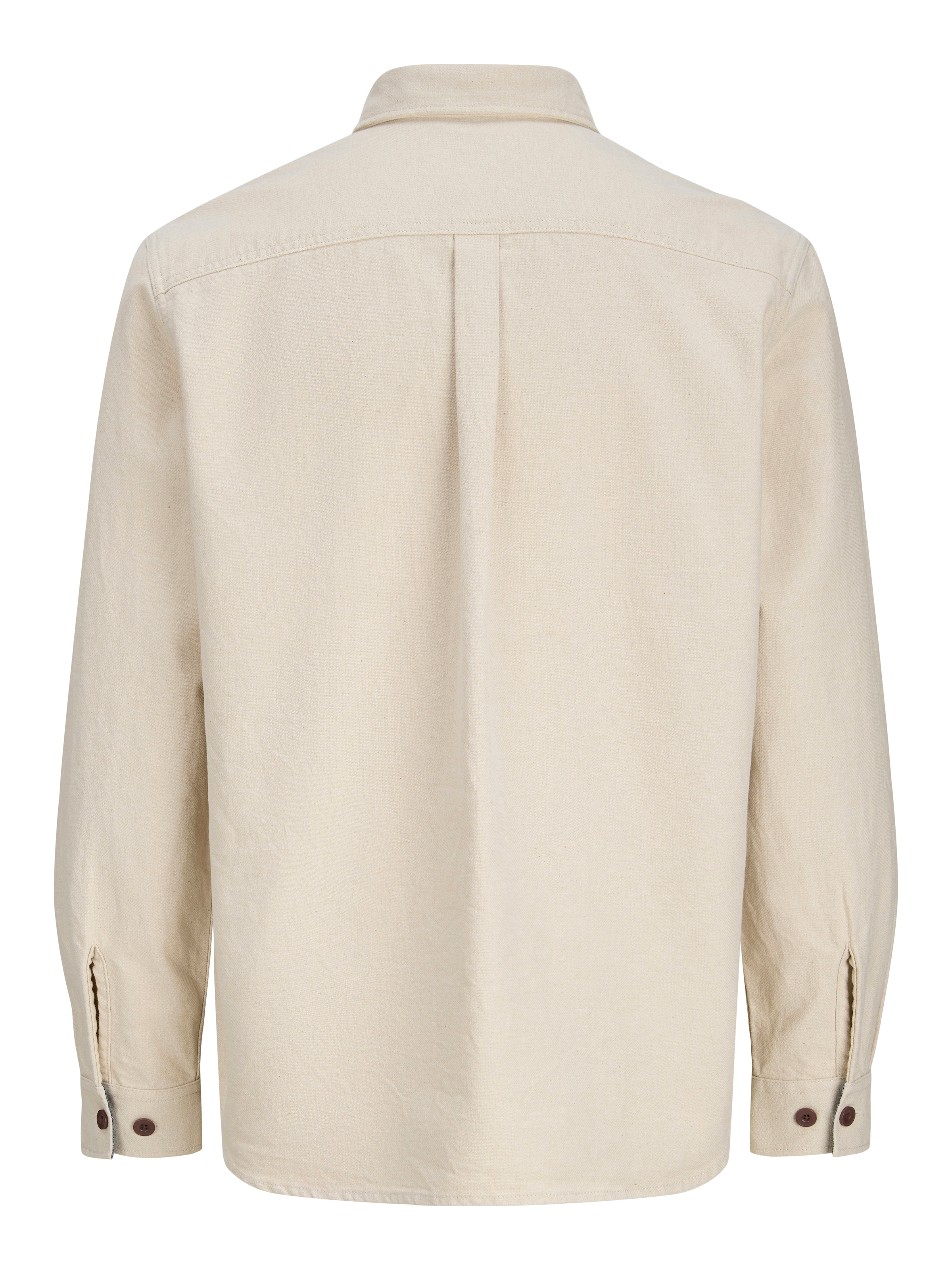 Jack & Jones Langarmhemd »JPRBLUIVY SOLID L/S OVERSHIRT SN« Overshirt Form, Baumwolle, normal geschnitten