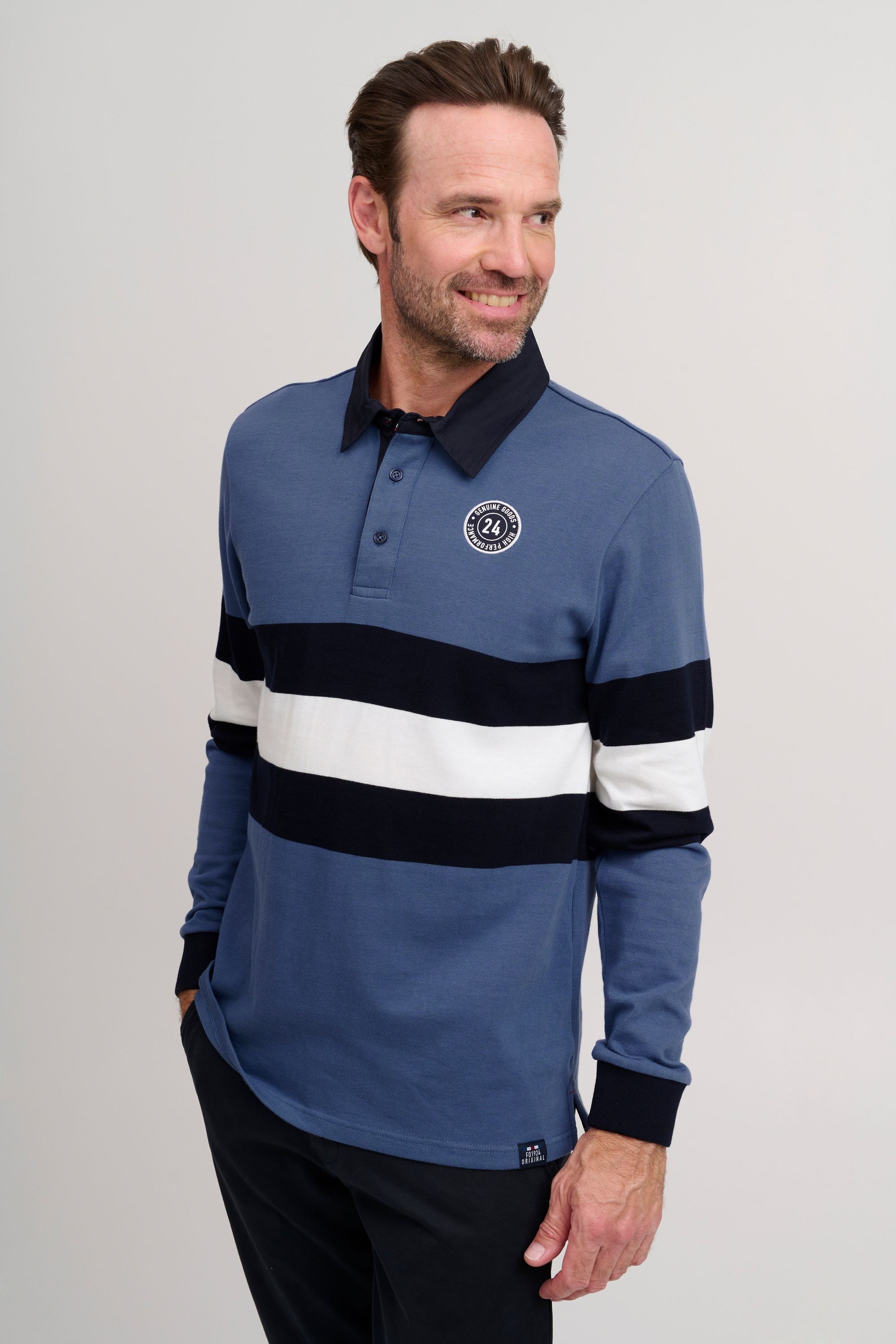 FQ1924 Langarm-Poloshirt »Langarm-Poloshirt FQMikkael«