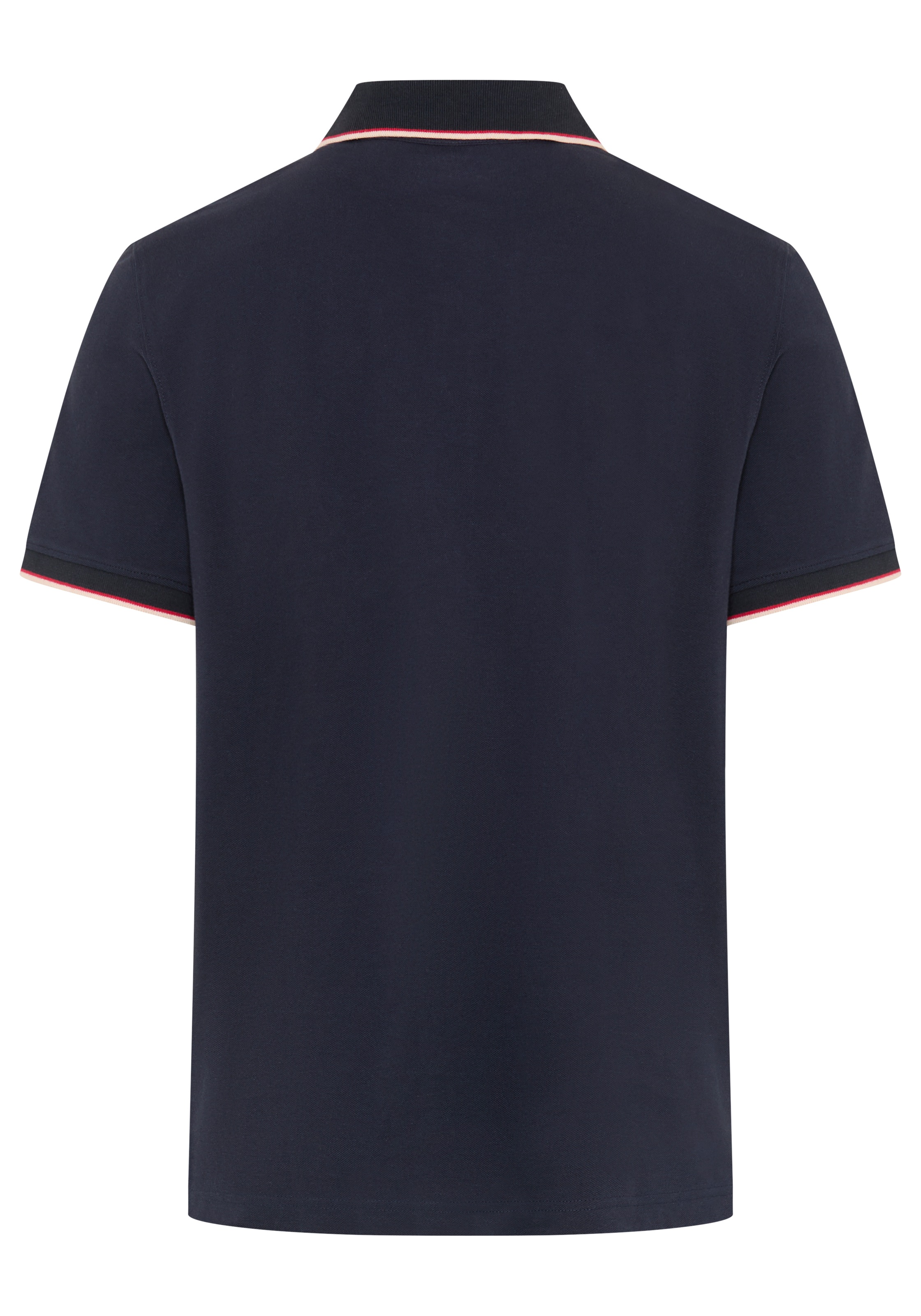 Man's World Poloshirt »Neue Kollektion!« normale Passform, Kurzarm, mit Print und Badge, aus Piqué-Material