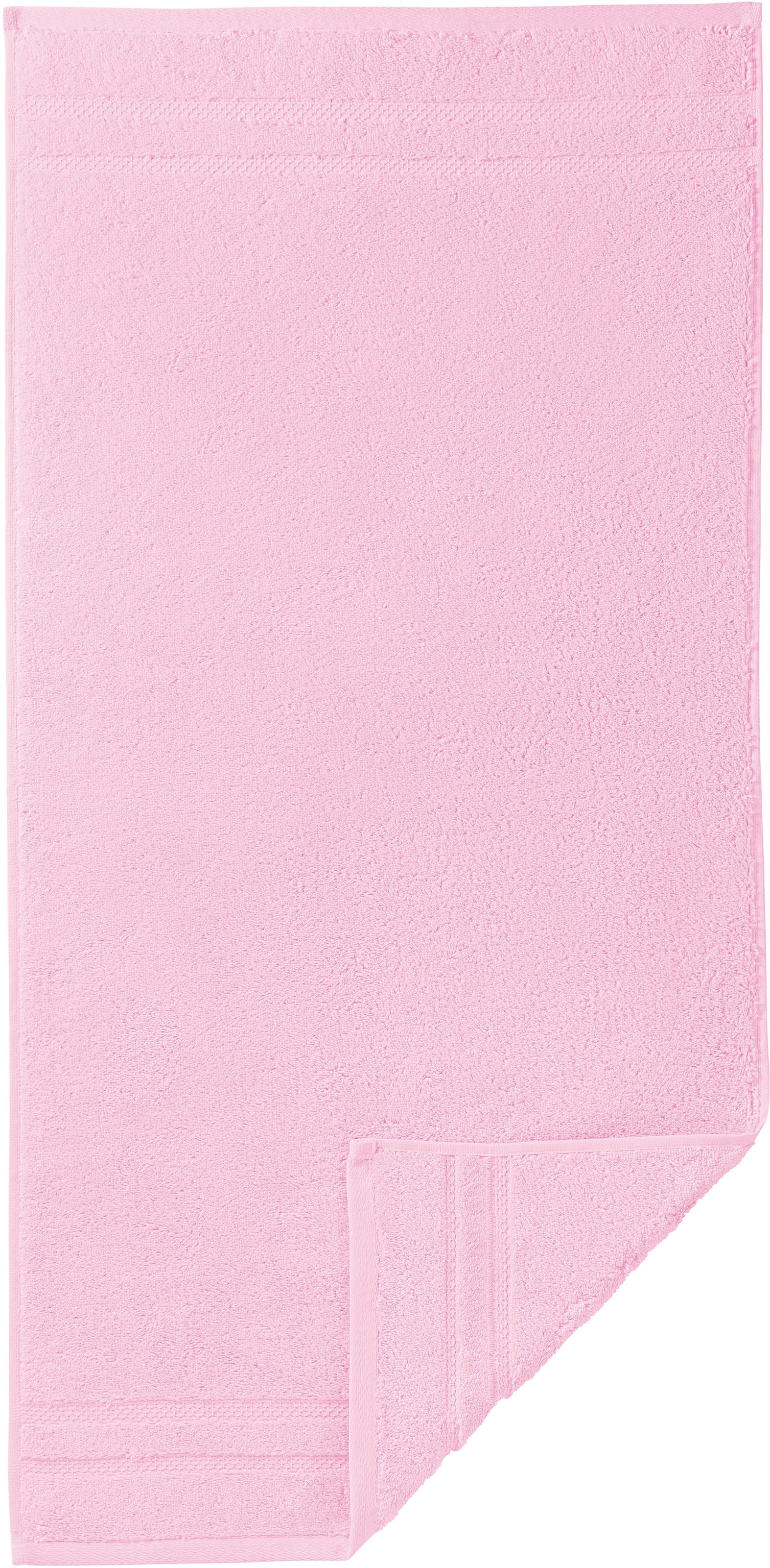 Egeria Handtücher »Micro Touch«, (2 St., 2er Set Handtücher 50 x 100 cm), Streifenbordüre, extrem saugfähig & flauschig, 100% Baumwolle