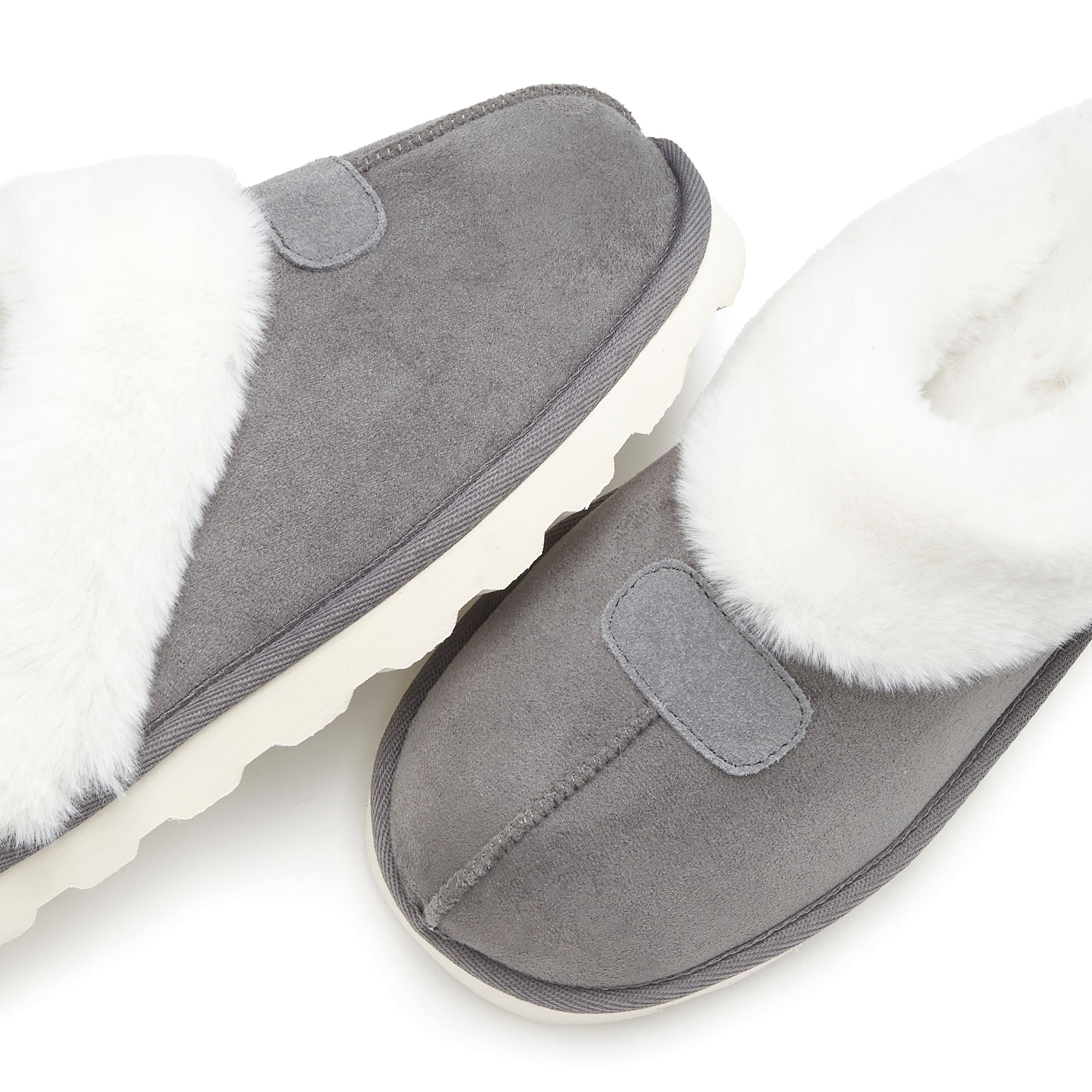 Vivance Dreams Pantolette »Plüsch Hausschuh, Pantoffeln, Clogs, Schlappen, Hausschuh,«  mit Warmfutter VEGAN