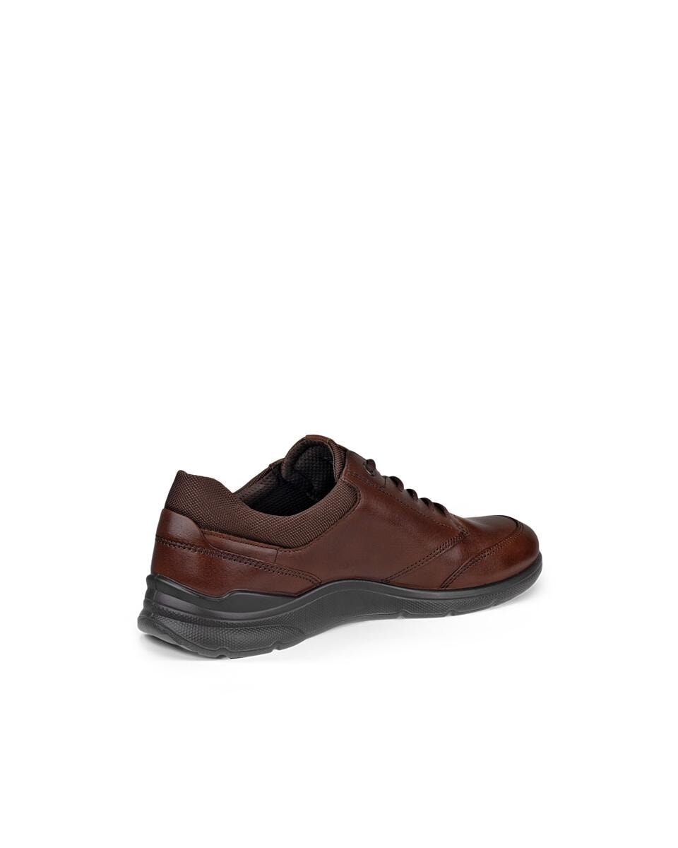 Ecco Schnürschuh »Irving«, Freizeitschuh, Halbschuh, Schnürschuh mit gepolstertem Schaftrand