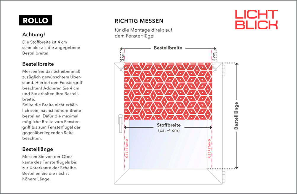 LICHTBLICK ORIGINAL Rollo »Klemmfix, ohne Bohren«, verdunkelnd, Blendschutz-Sichtschutz-Verdunkelung, mit Bohren/ohne Bohren, freihängend