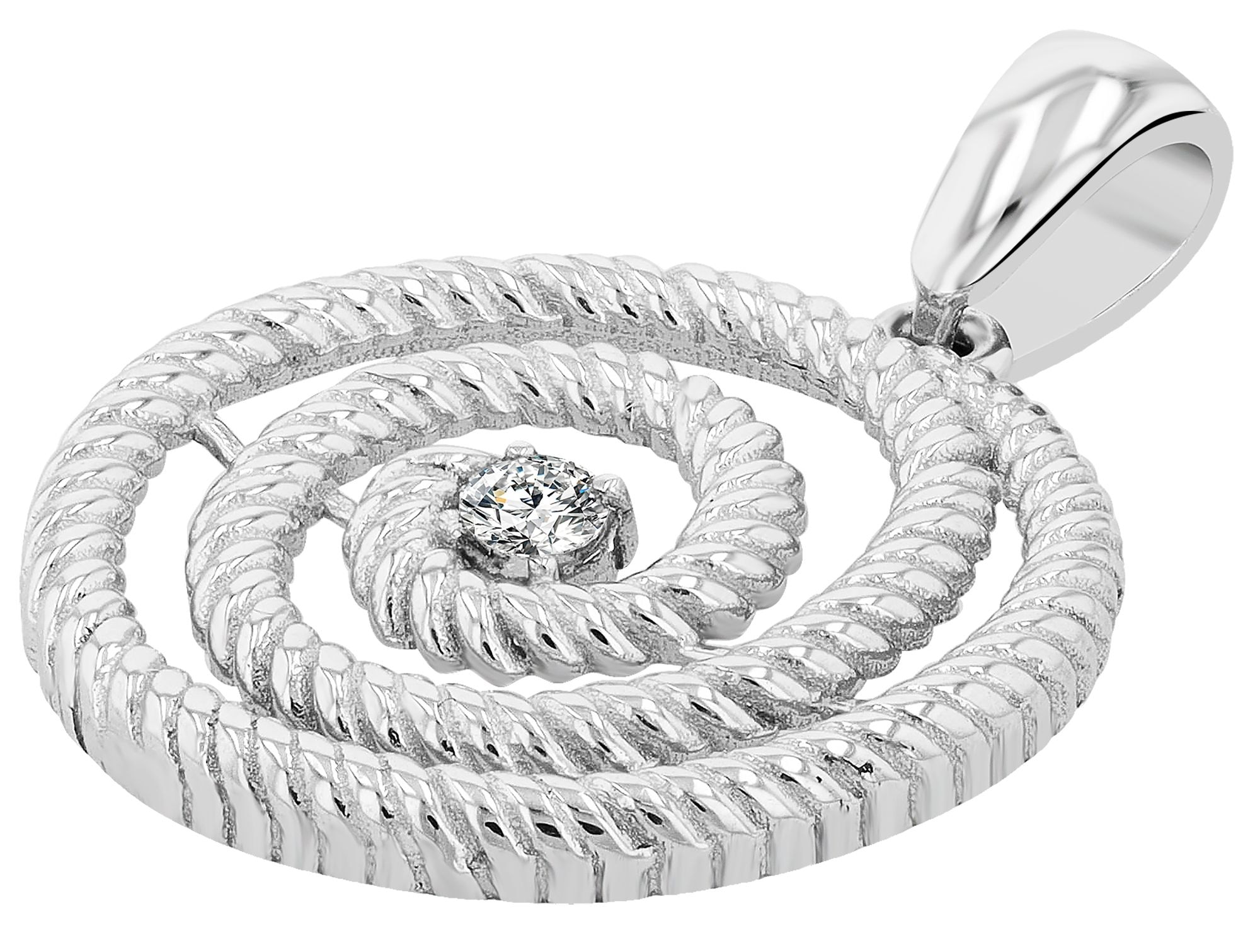 Adelia´s Kettenanhänger »Damen Anhänger aus 925 Silber mit Zirkonia«