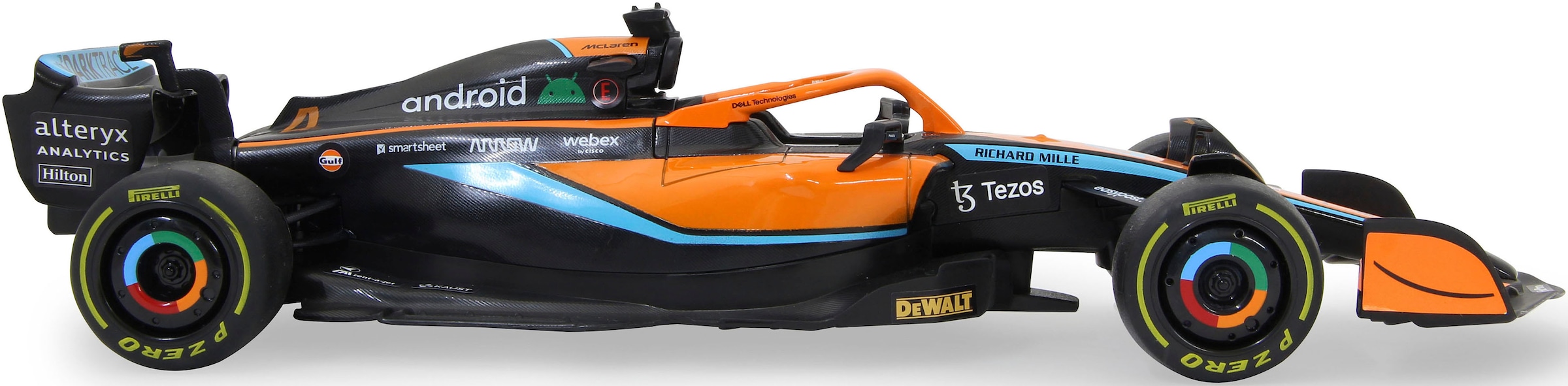 Jamara RC-Auto »Deluxe Cars, Deluxe Cars, McLaren MCL36 1:18, orange - 2,4 GHz«