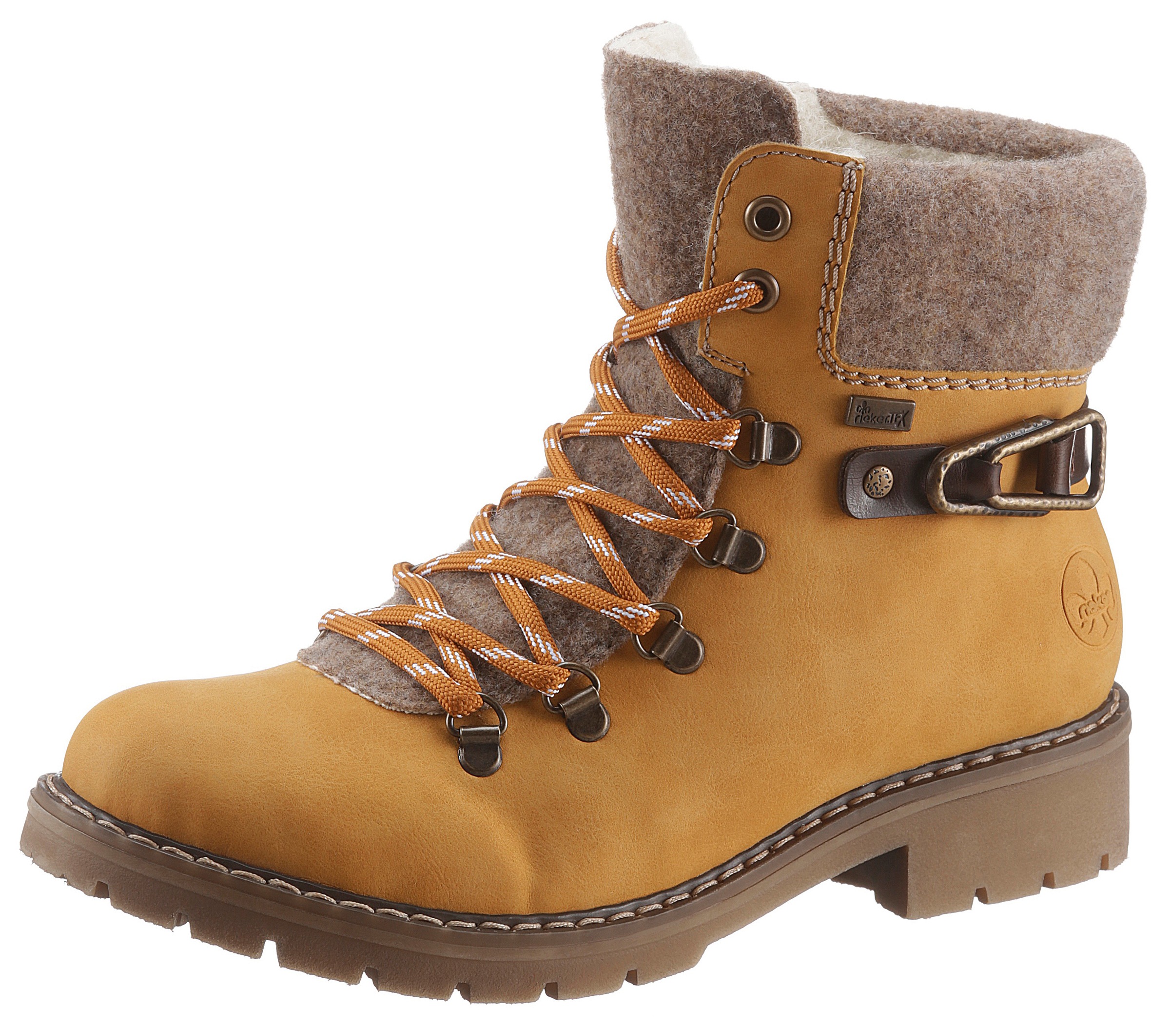 Rieker Winterstiefelette, mit Strickrand und Rieker-TEX